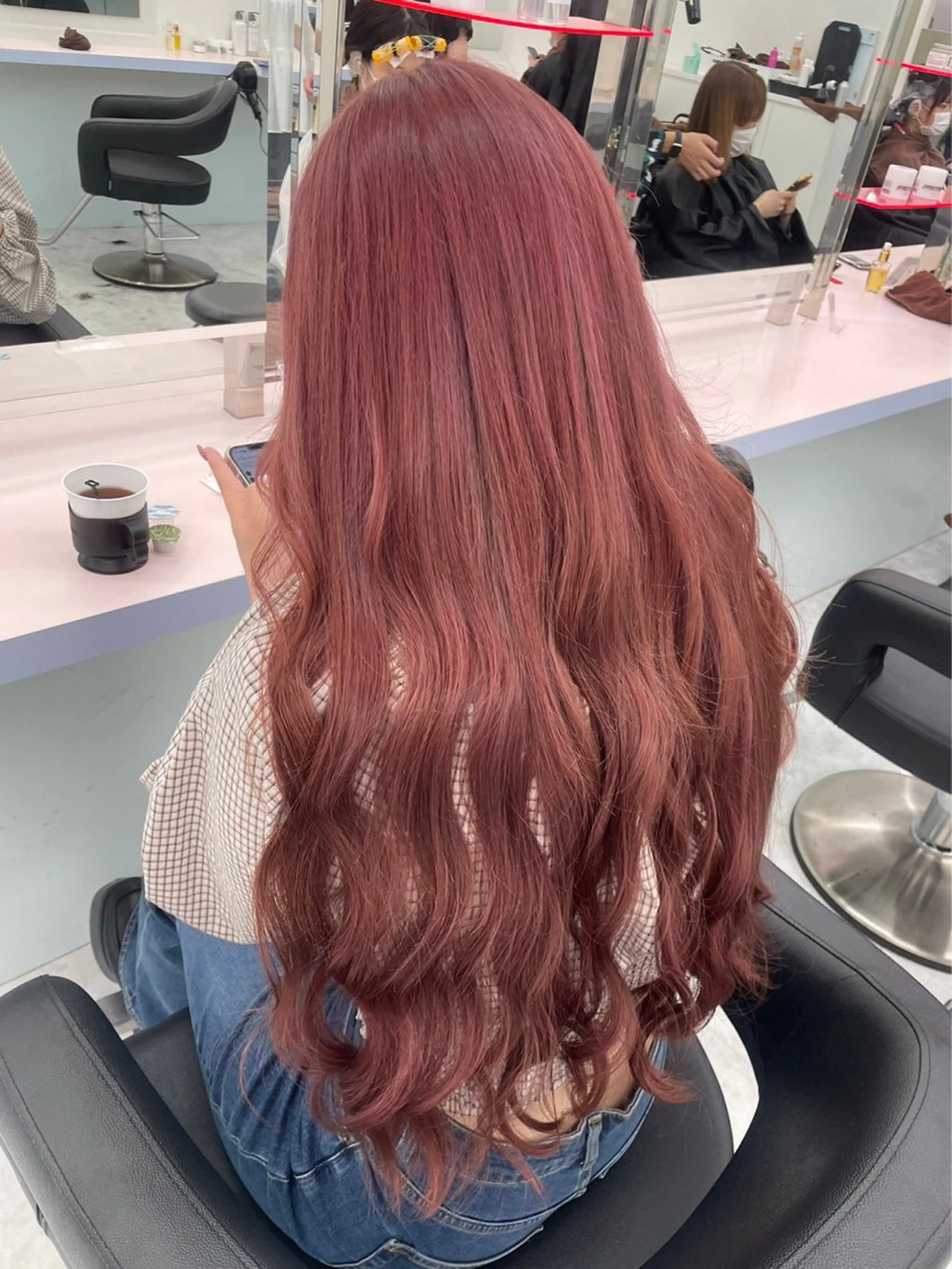 ロング カラー パーマ ヘアアレンジ メンズ 🤍透明感カラー🤍 似合わせ🤍AINEのヘアスタイル