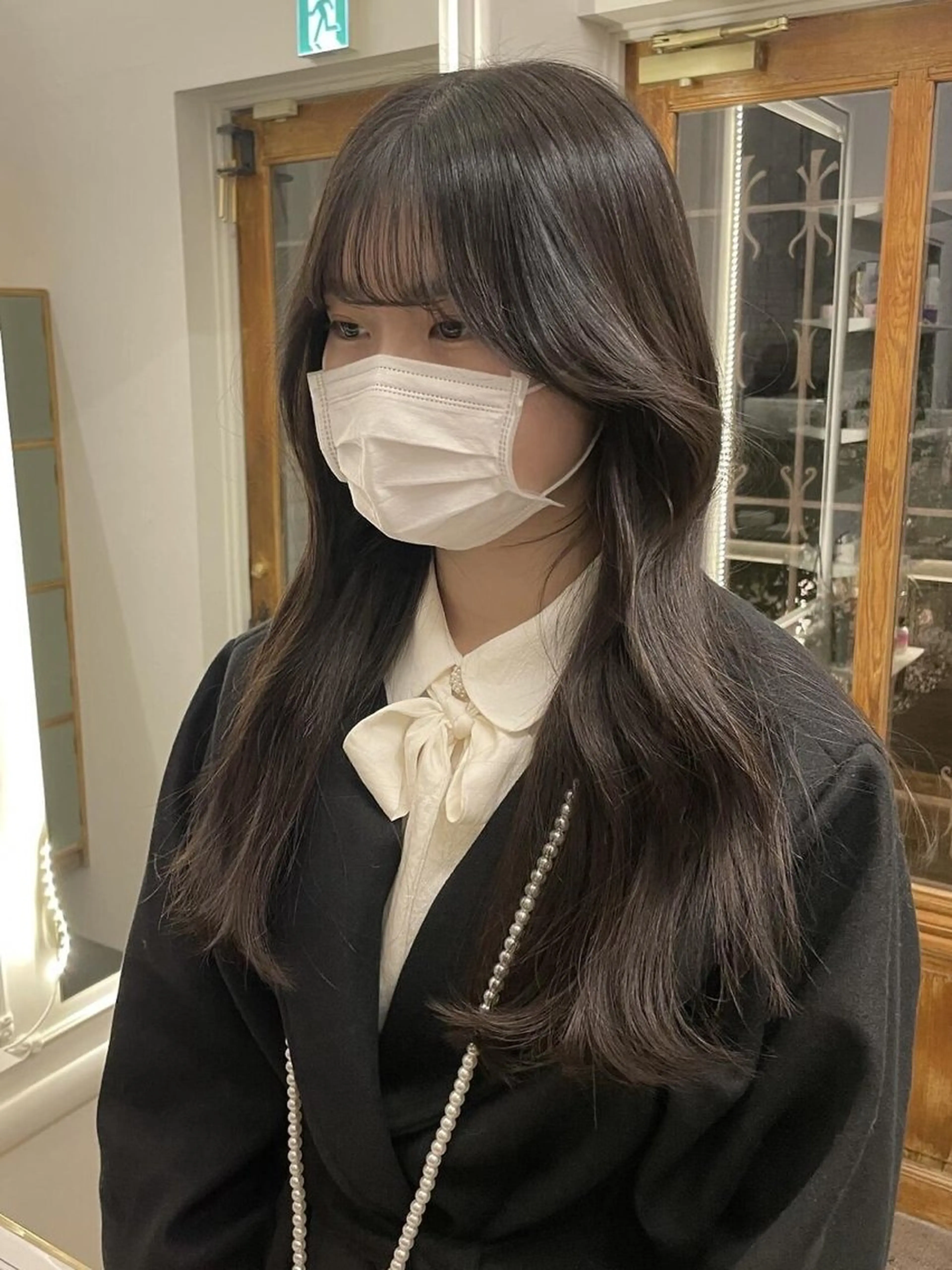 ロング シールエクステ ボブ エクステ ロング 吉村 憂々のヘアスタイル