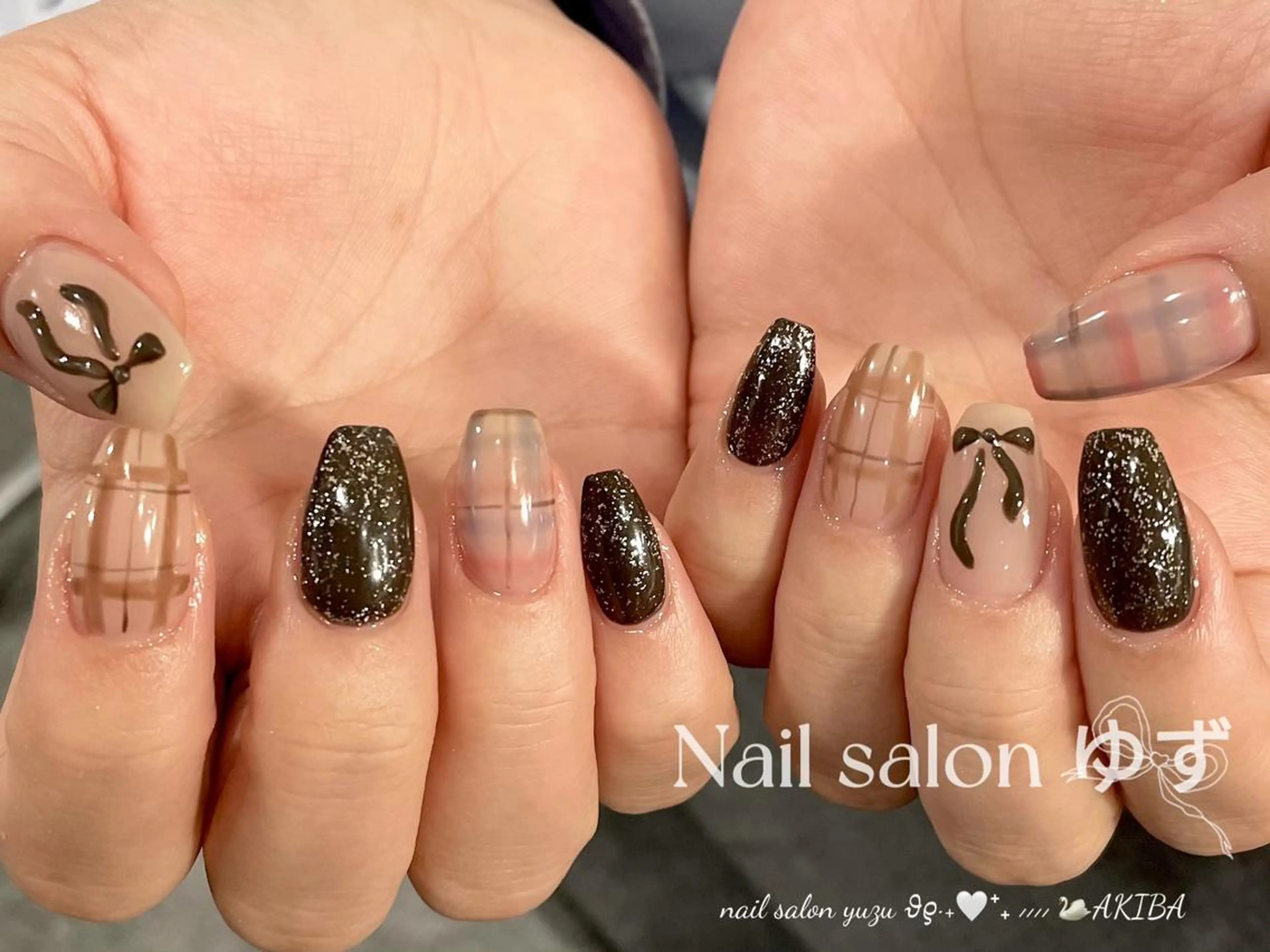 ネイル ハンドネイル MAKI💚💚💚 秋葉原.のネイルデザイン