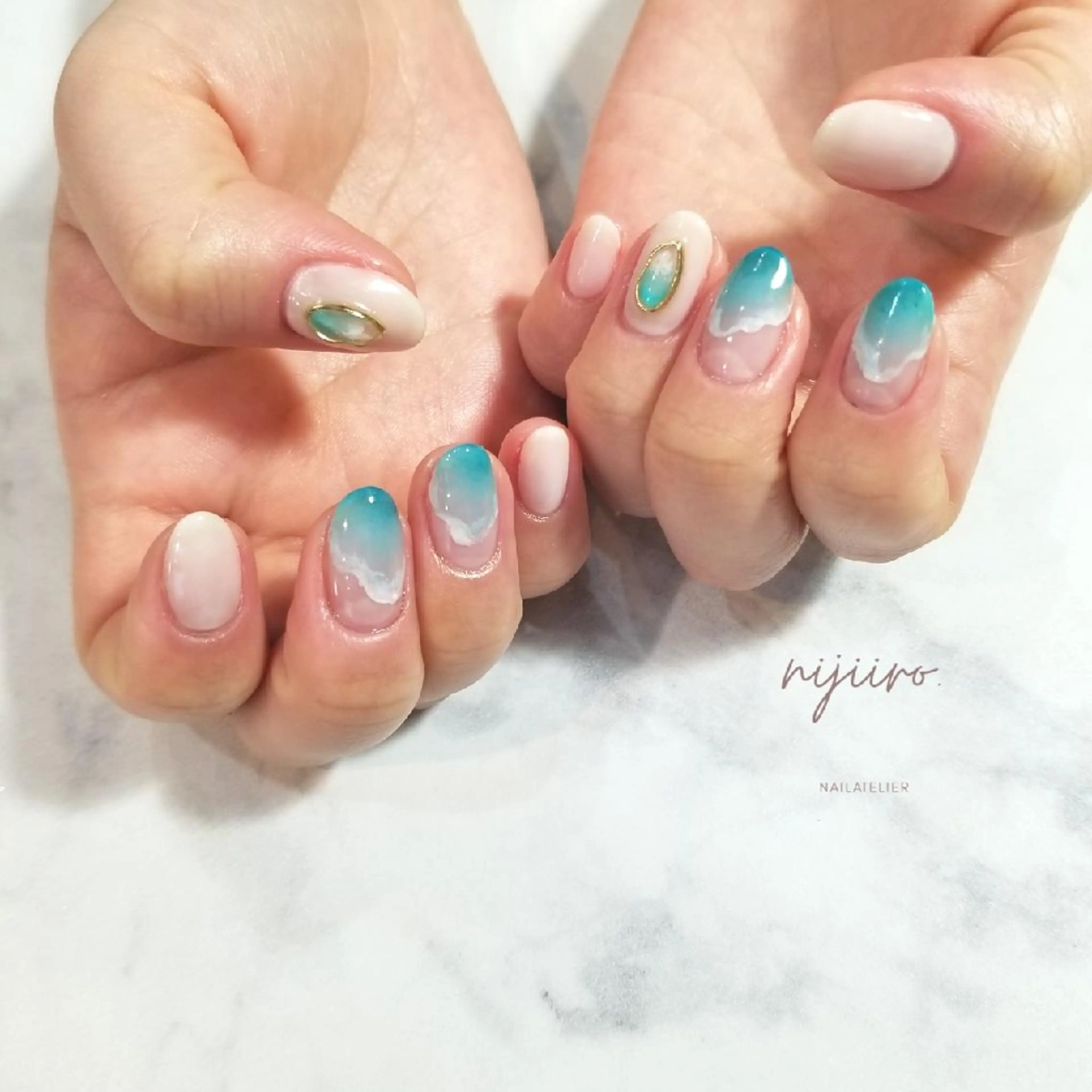 ネイル ハンドネイル nijiiro🌈 サトウのネイルデザイン