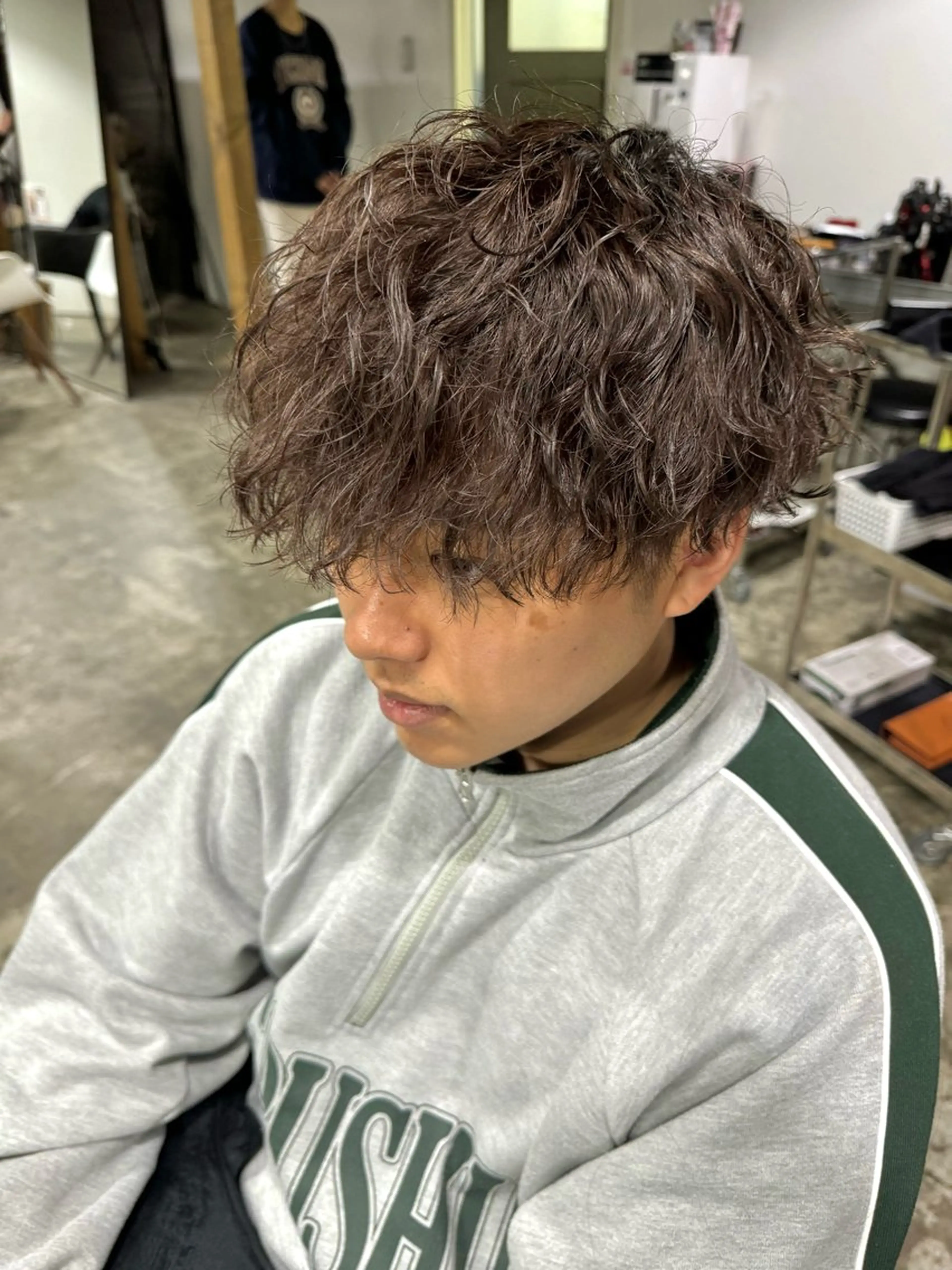 メンズカット＋パーマの写真