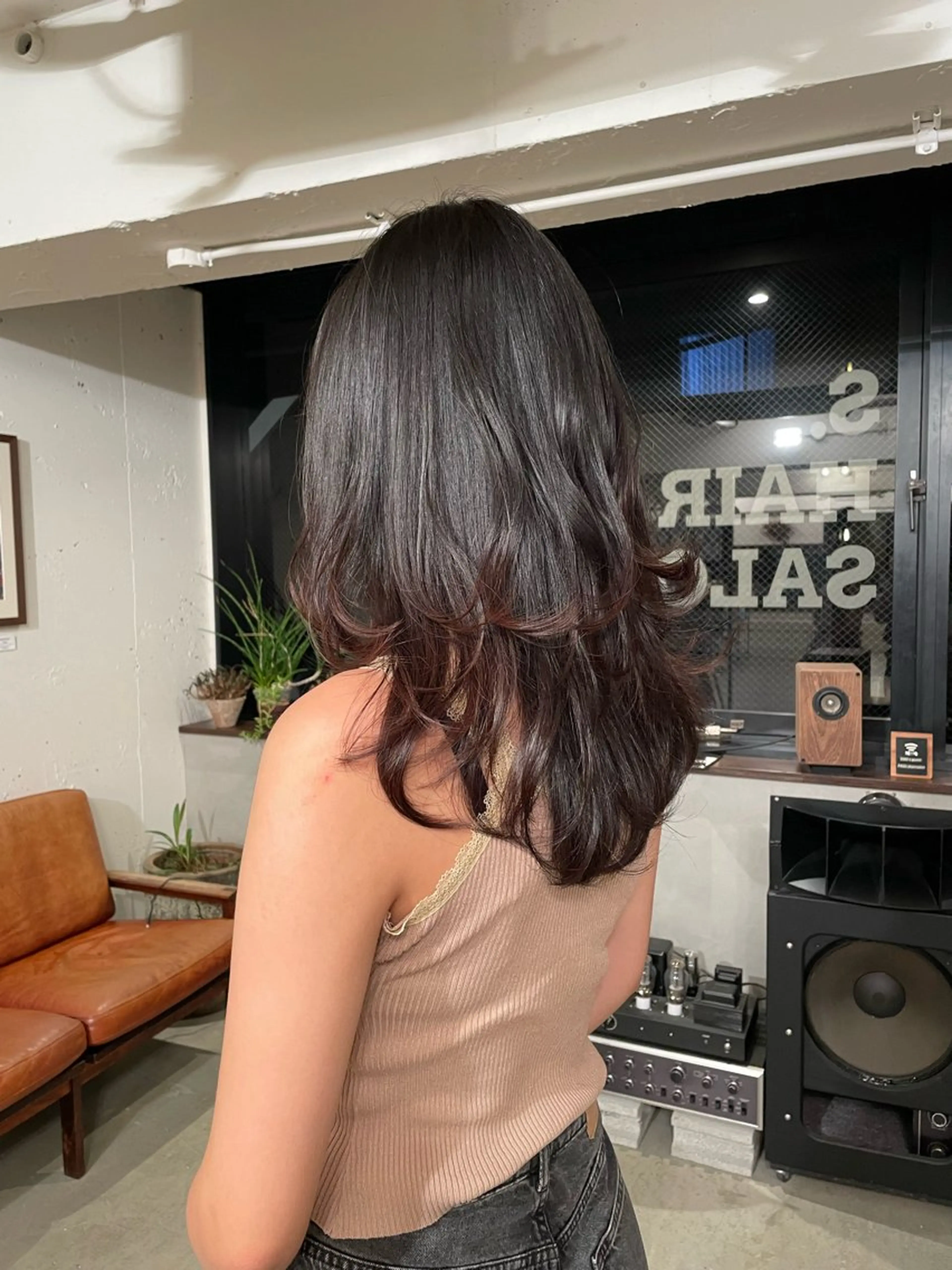 ロング レイヤーカット s.hairsalon所属・S.表参道/ 菜々海のヘアスタイル