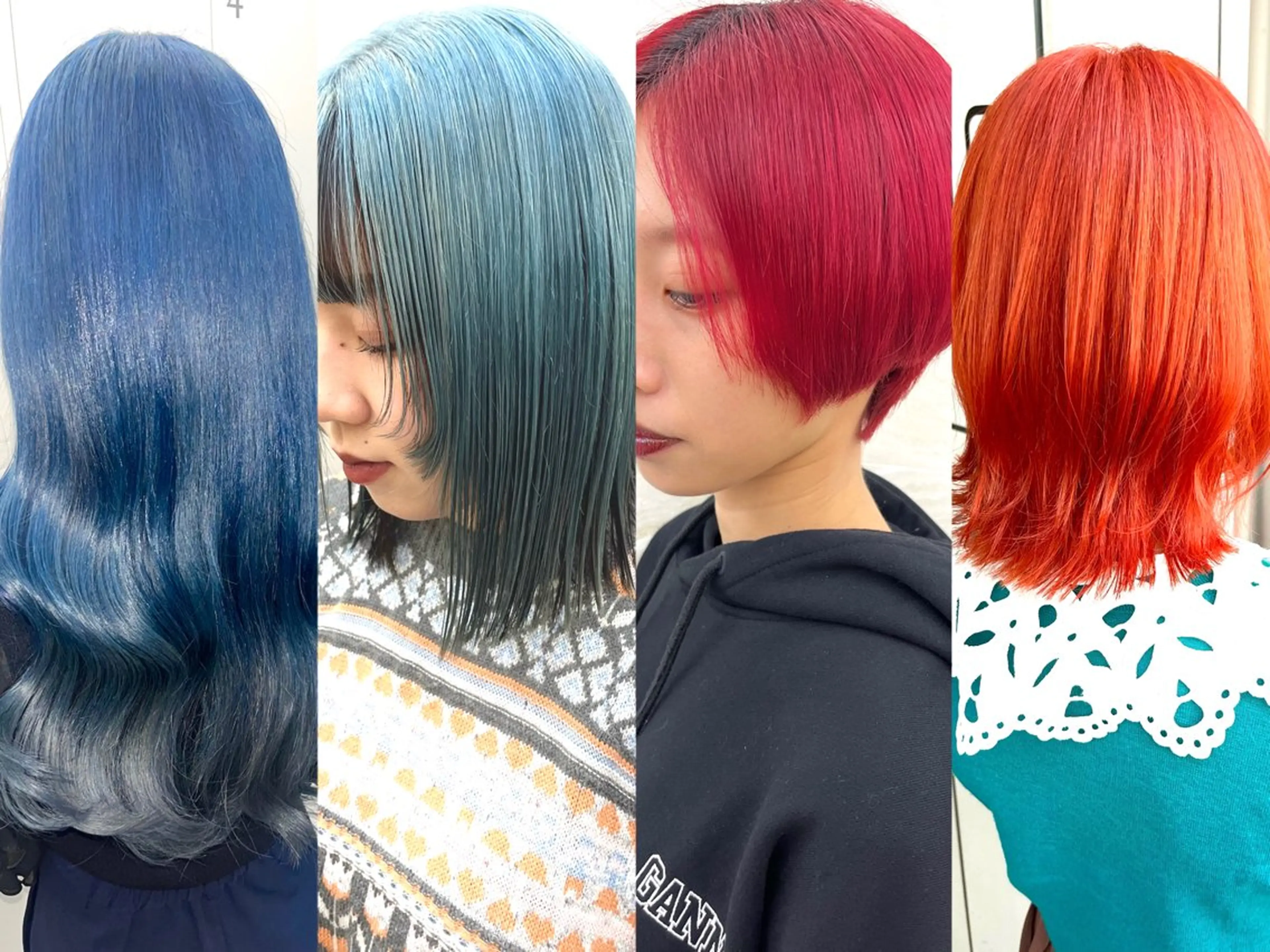 ロング カラー ブリーチ ダブルカラー ハイトーンカラー 🎀透明感 カラー🎀ミズキのヘアスタイル