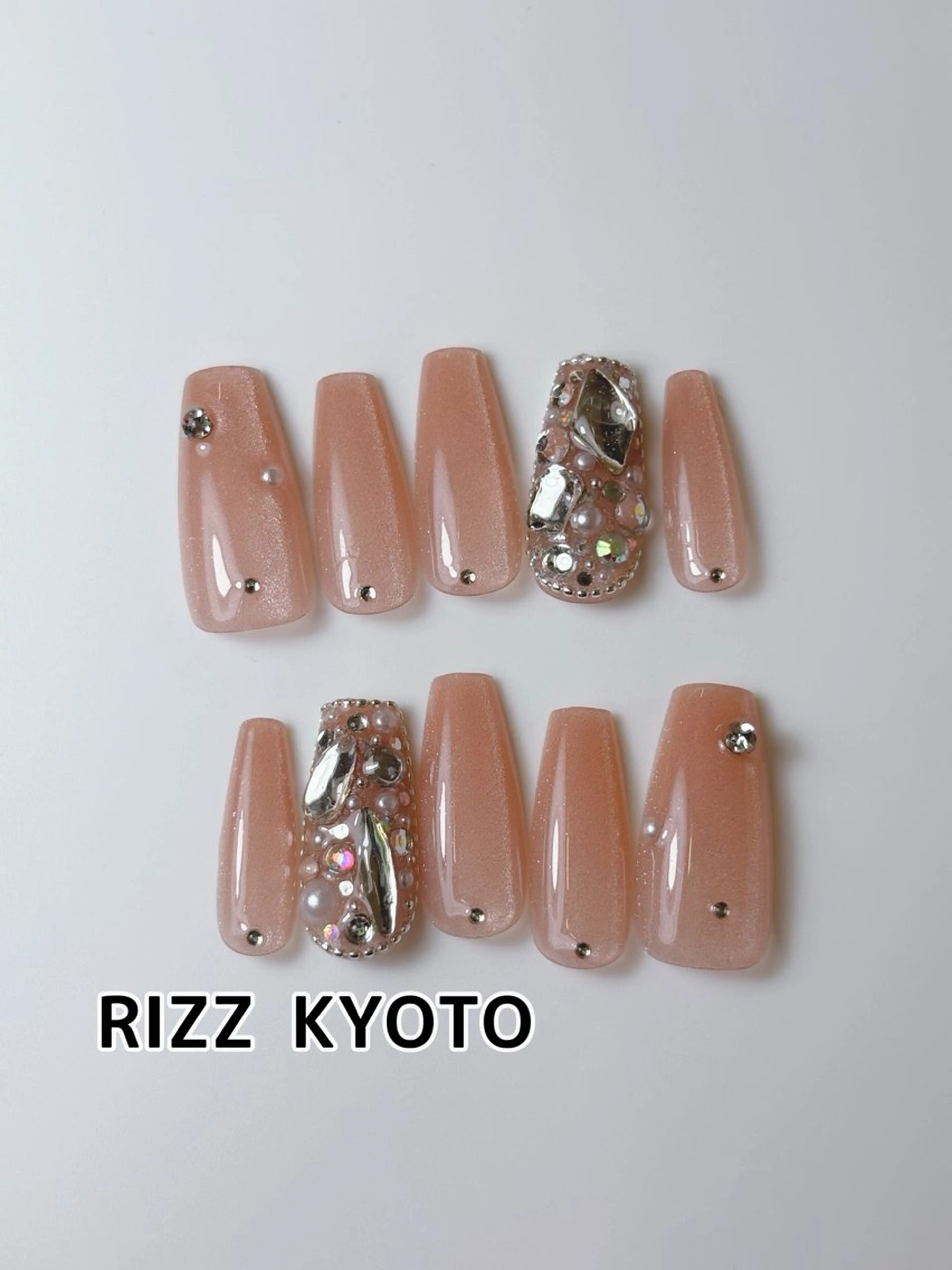 ネイル ネイルチップ ハンドネイル RIZZ KYOTO ゆうのネイルデザイン