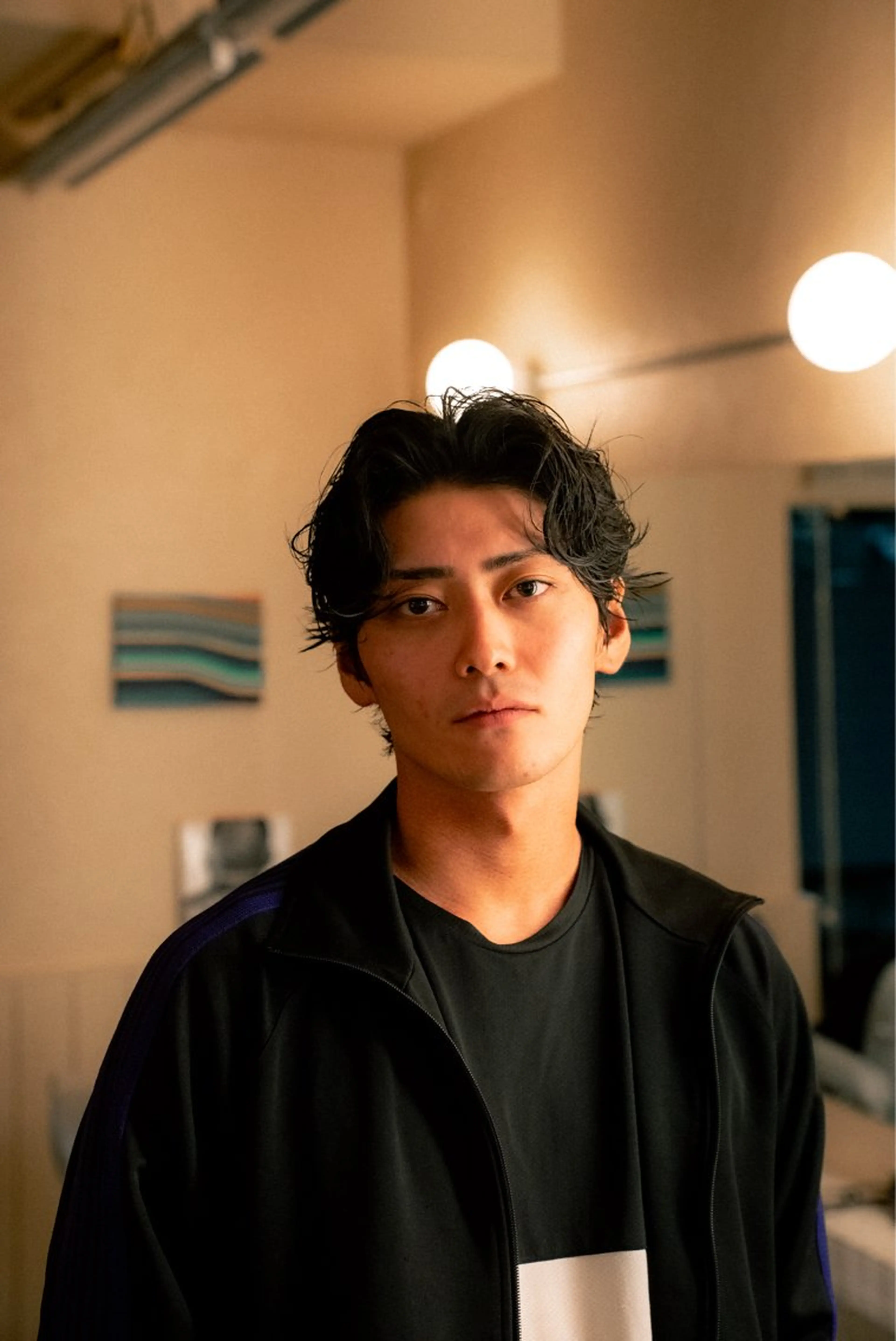 ミディアム カラー パーマ メンズ ミディアムパーマ メンズパーマ 🔗メンズサロン🔗 Kieのヘアスタイル