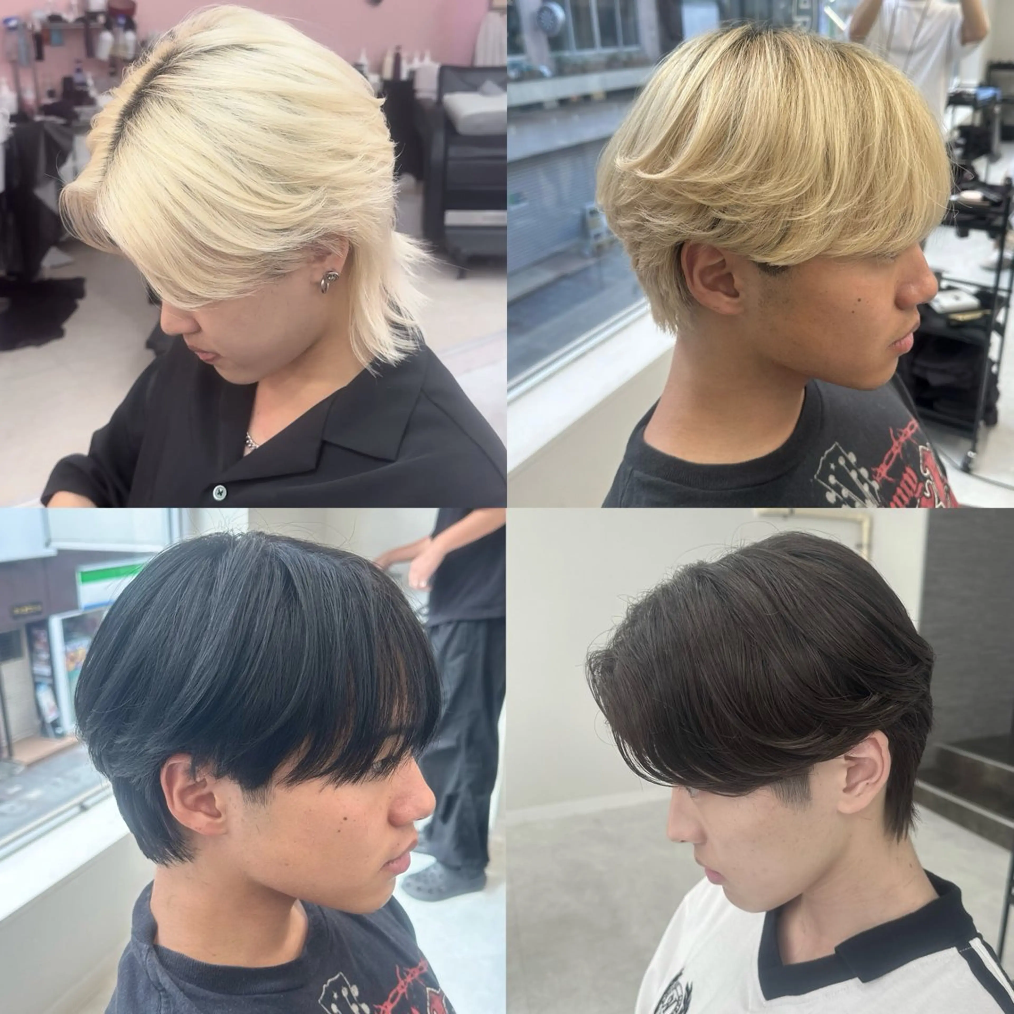 メンズ カット ニュアンス/フェザー /ウルフ/伶馬のヘアスタイル