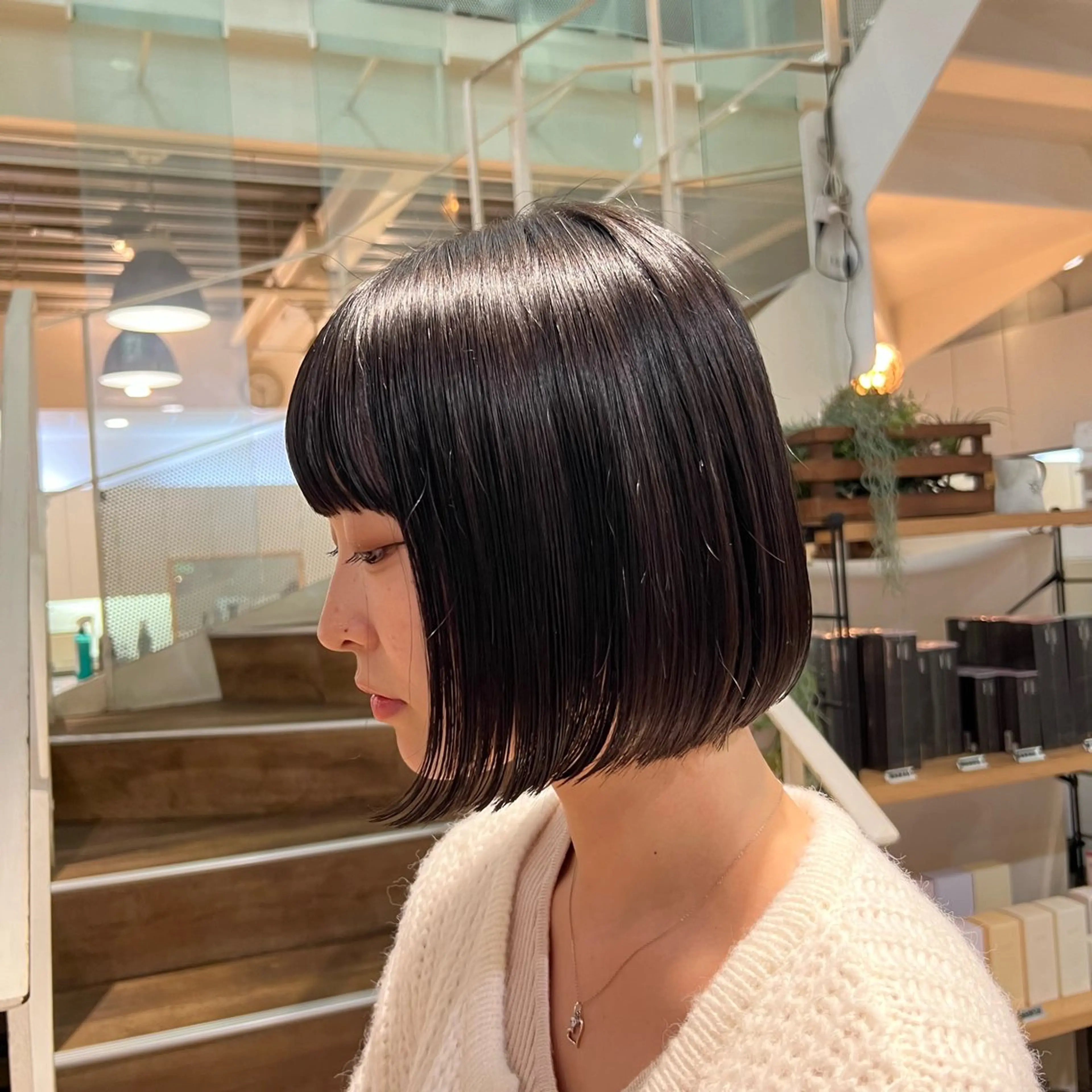 ミディアム ボブ インナーカラー♡ Nanakoのヘアスタイル