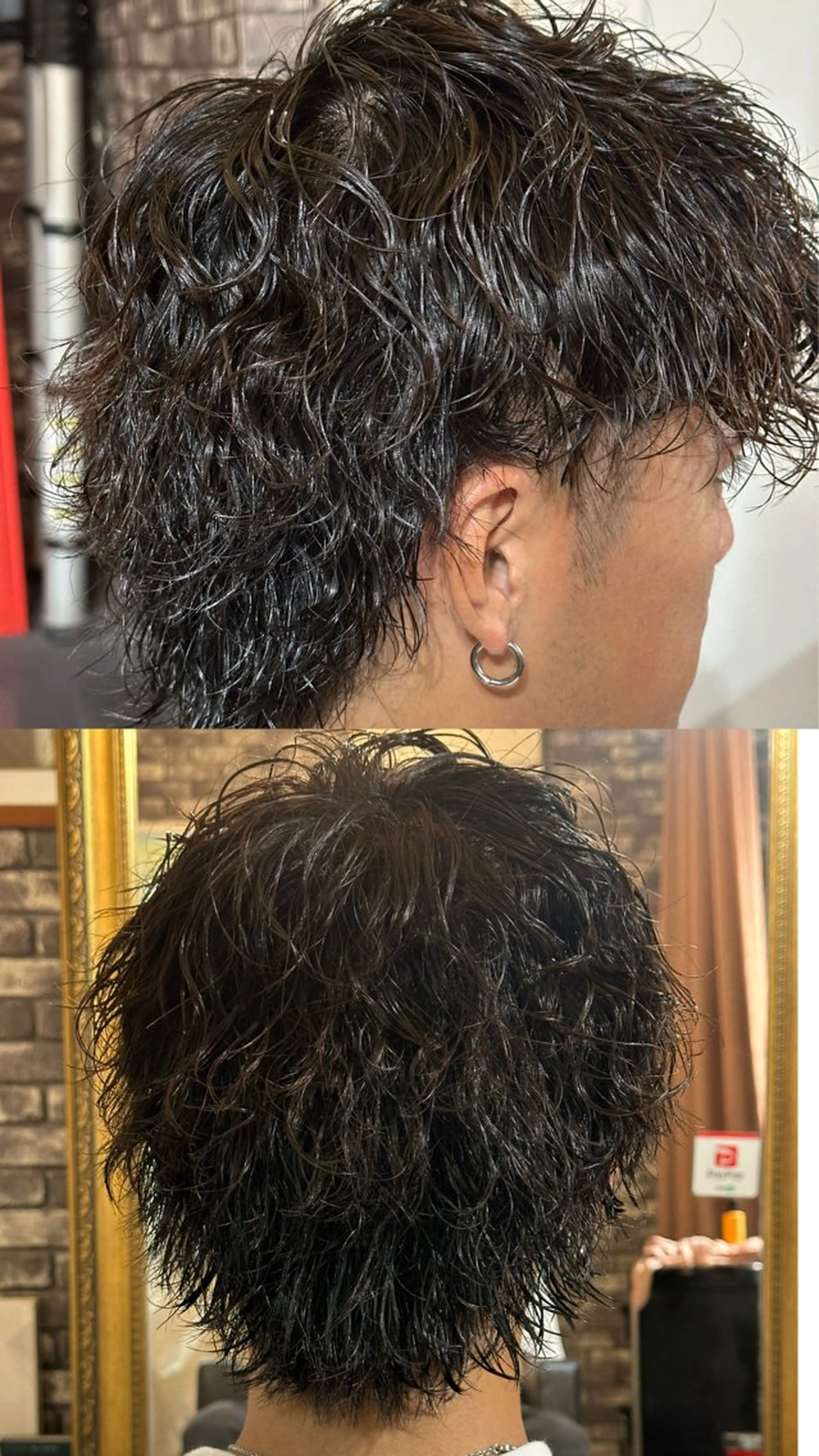 ショート パーマ メンズ メンズパーマ 東心斎橋☆豆柴 🐾倶楽部のヘアスタイル