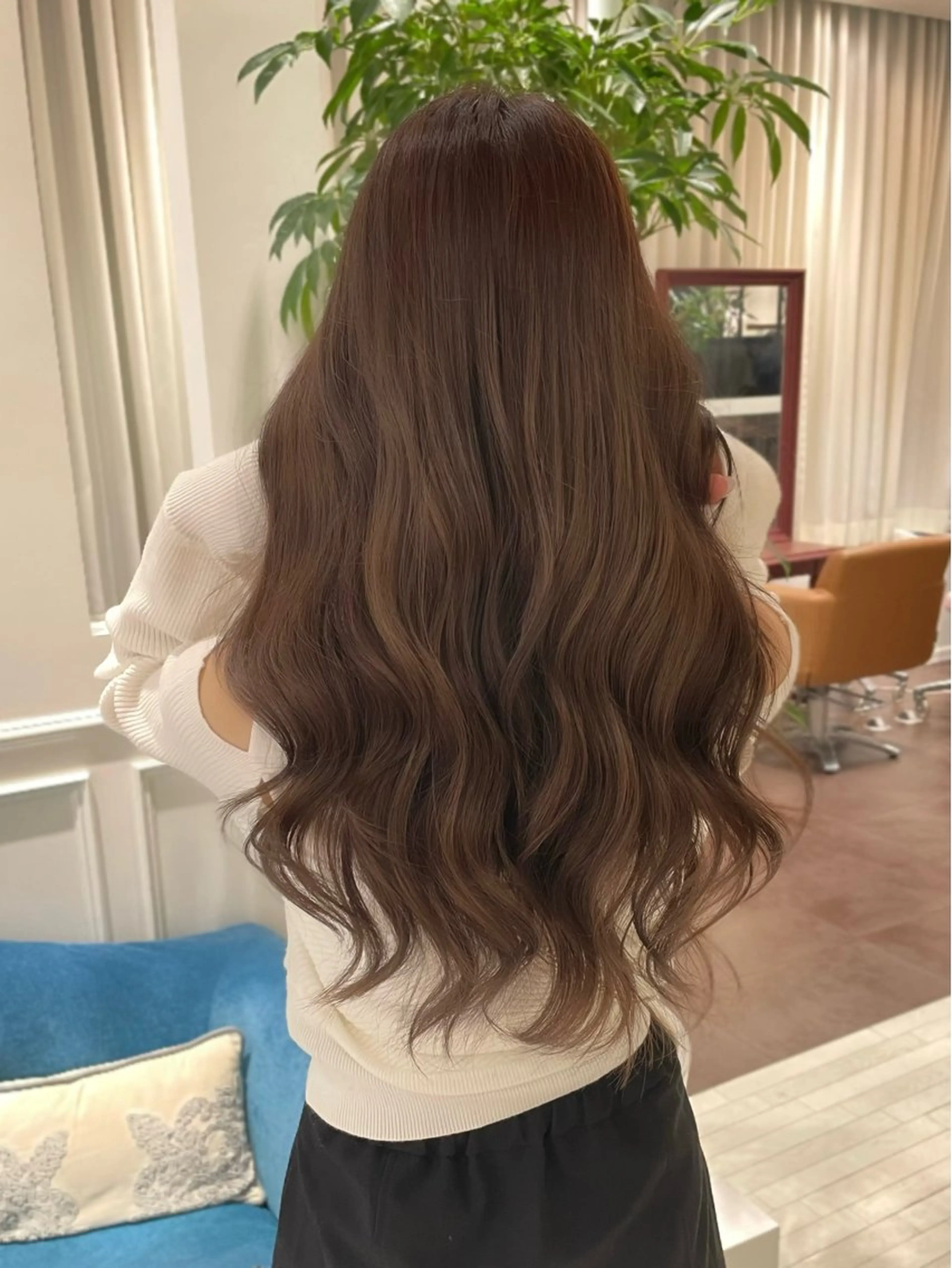 ロング カラー ヘアアレンジ 🎀ハイトーン・艶 カラー HANA🎀のヘアスタイル