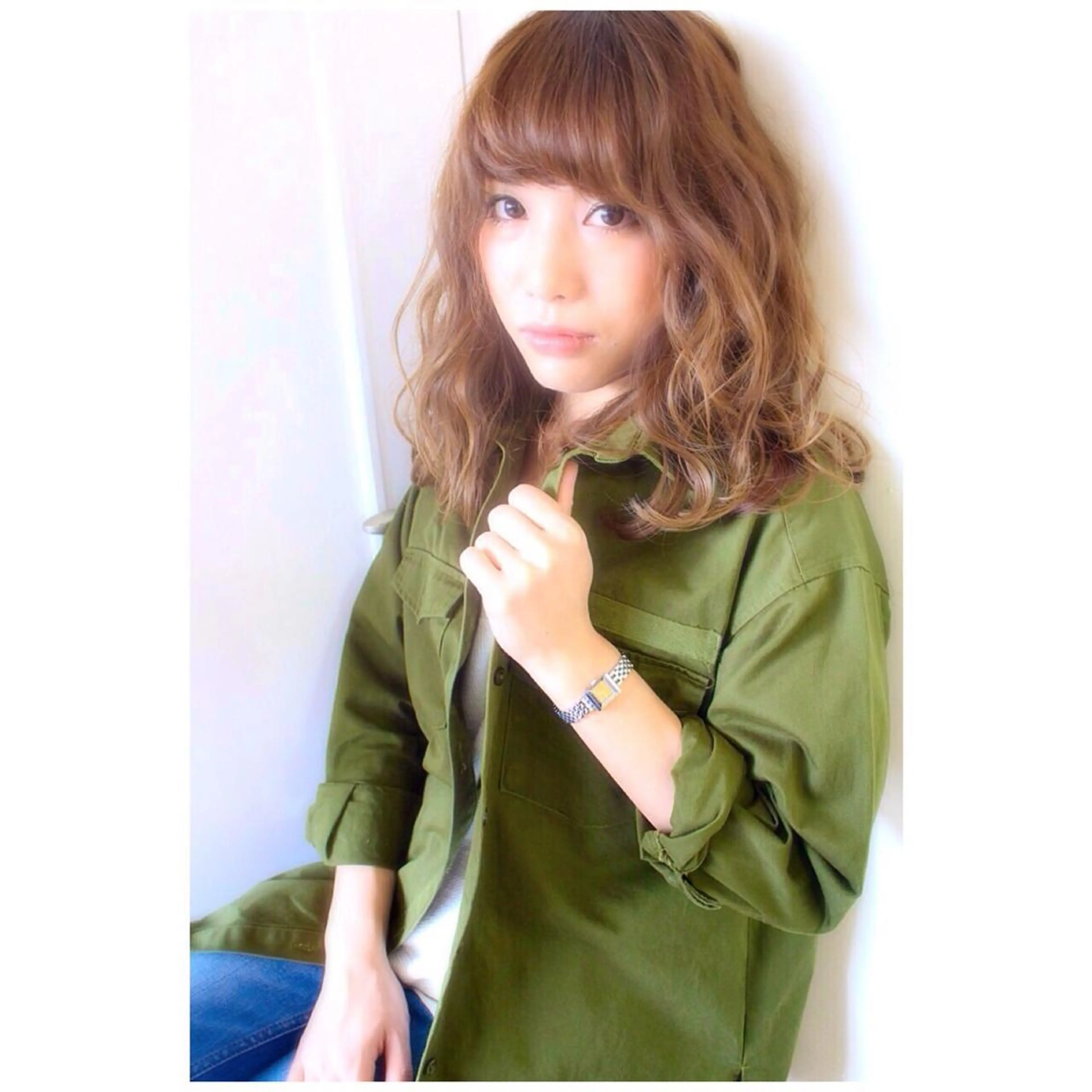 セミロング カラー パーマ 透明感カラー Beauty Salon  peige所属・peige 斉藤✨大人ヘアー✨のヘアスタイル