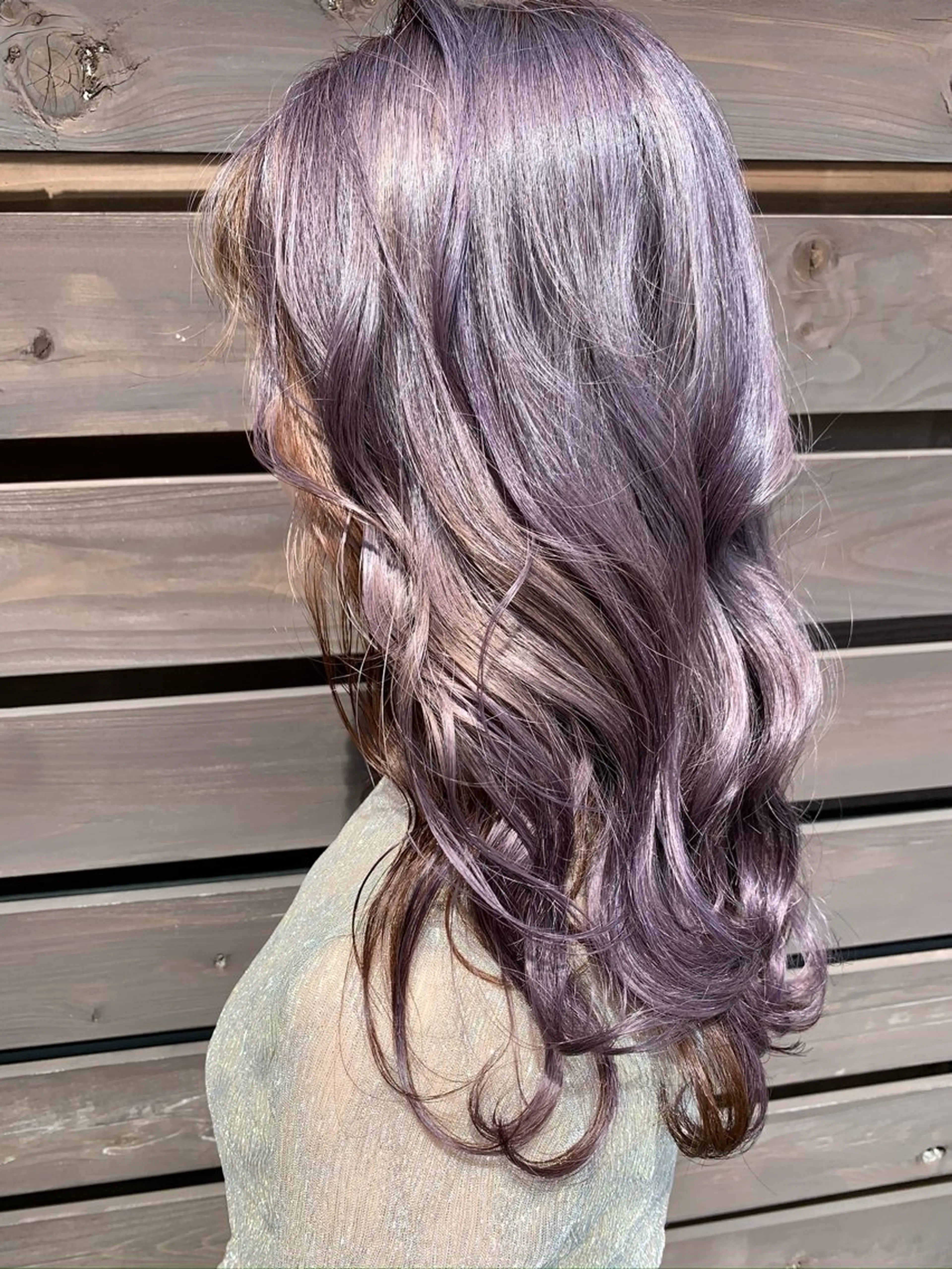 ロング カラー 栞南🌼/艶カラー/ 髪質改善/ナチュラルのヘアスタイル