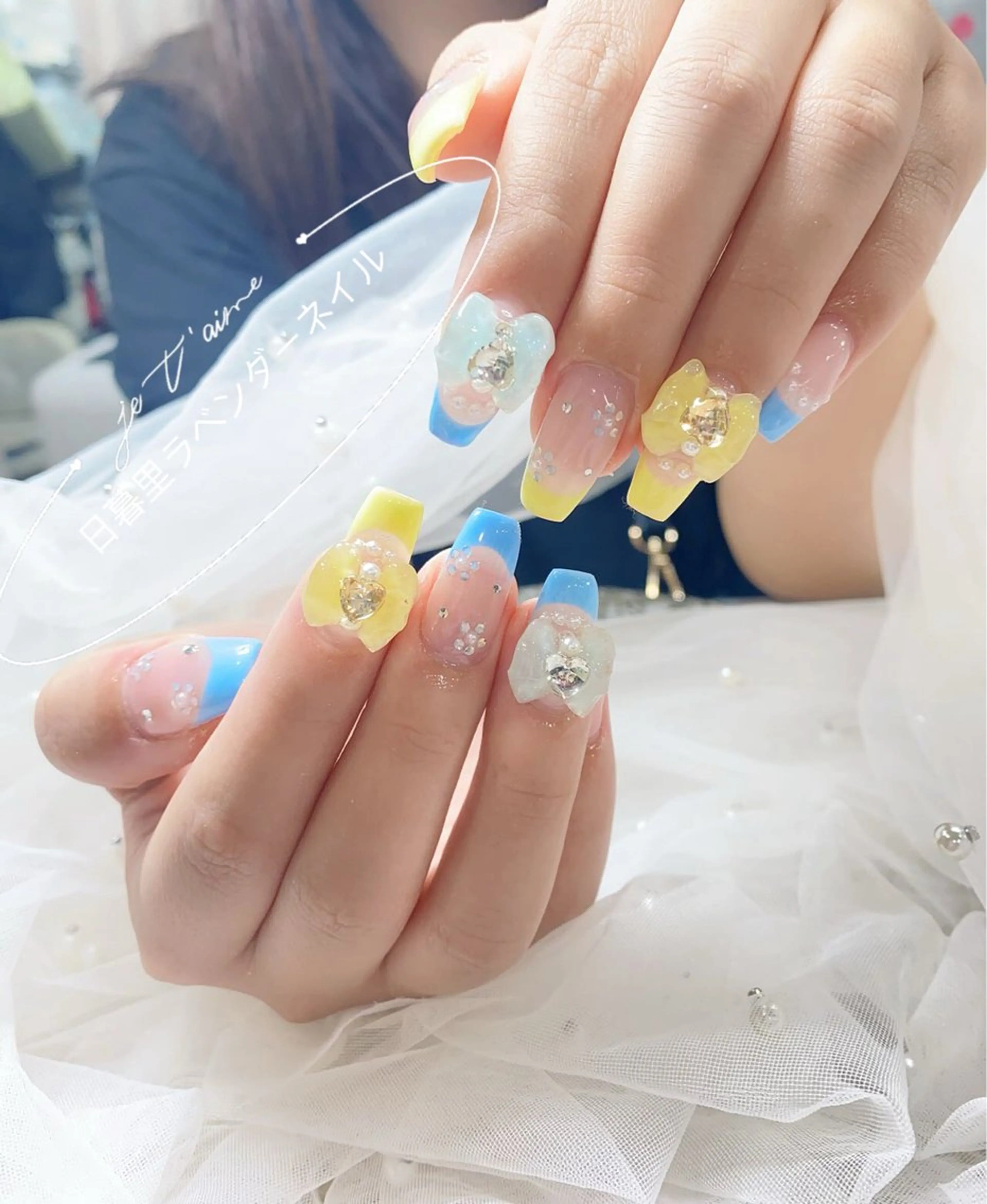 ネイル ラベンダー💖日暮里 ルル💖ネイルのネイルデザイン