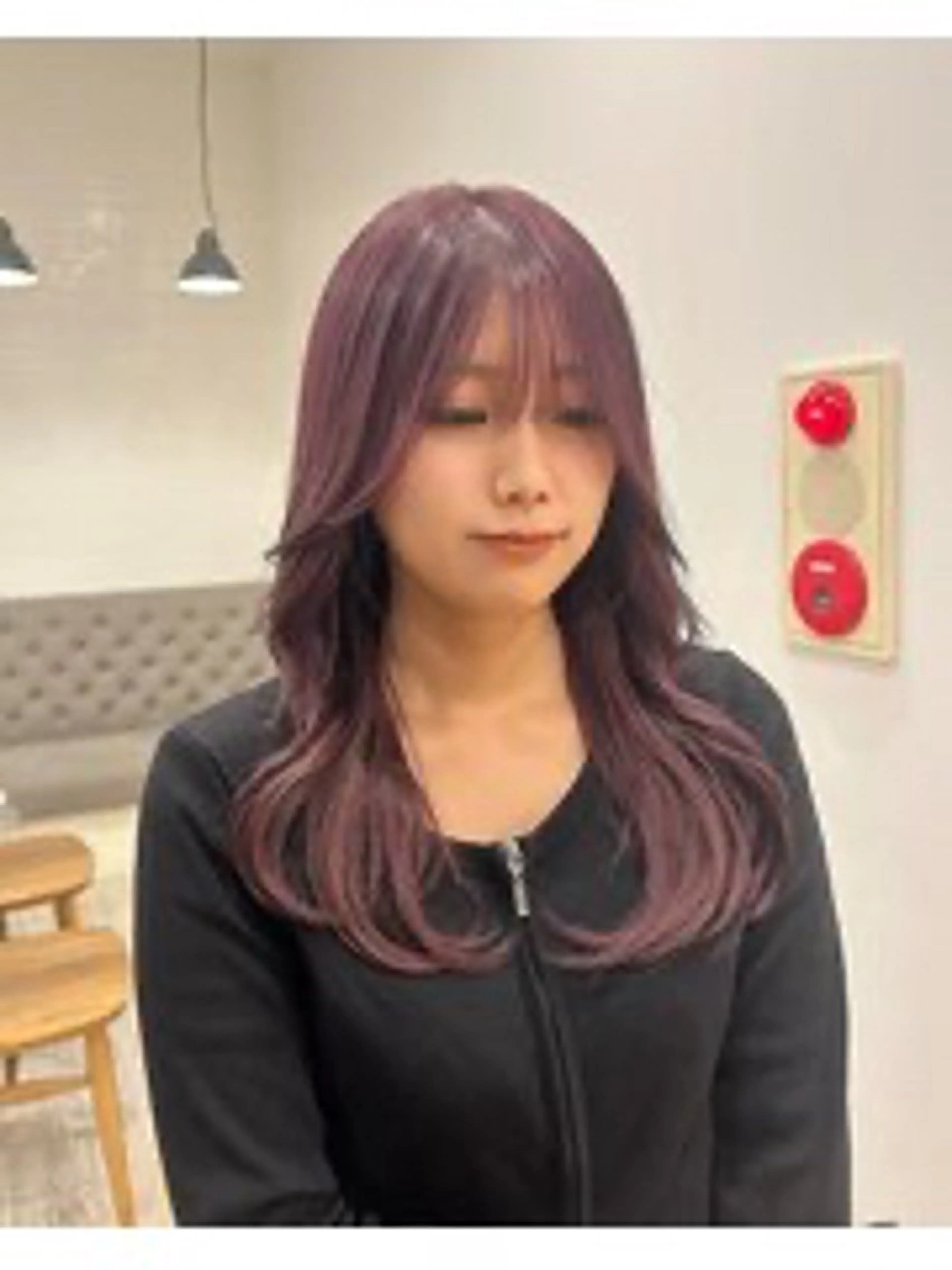 カラー LUVISM ボブ りきカットモデル募集のヘアスタイル