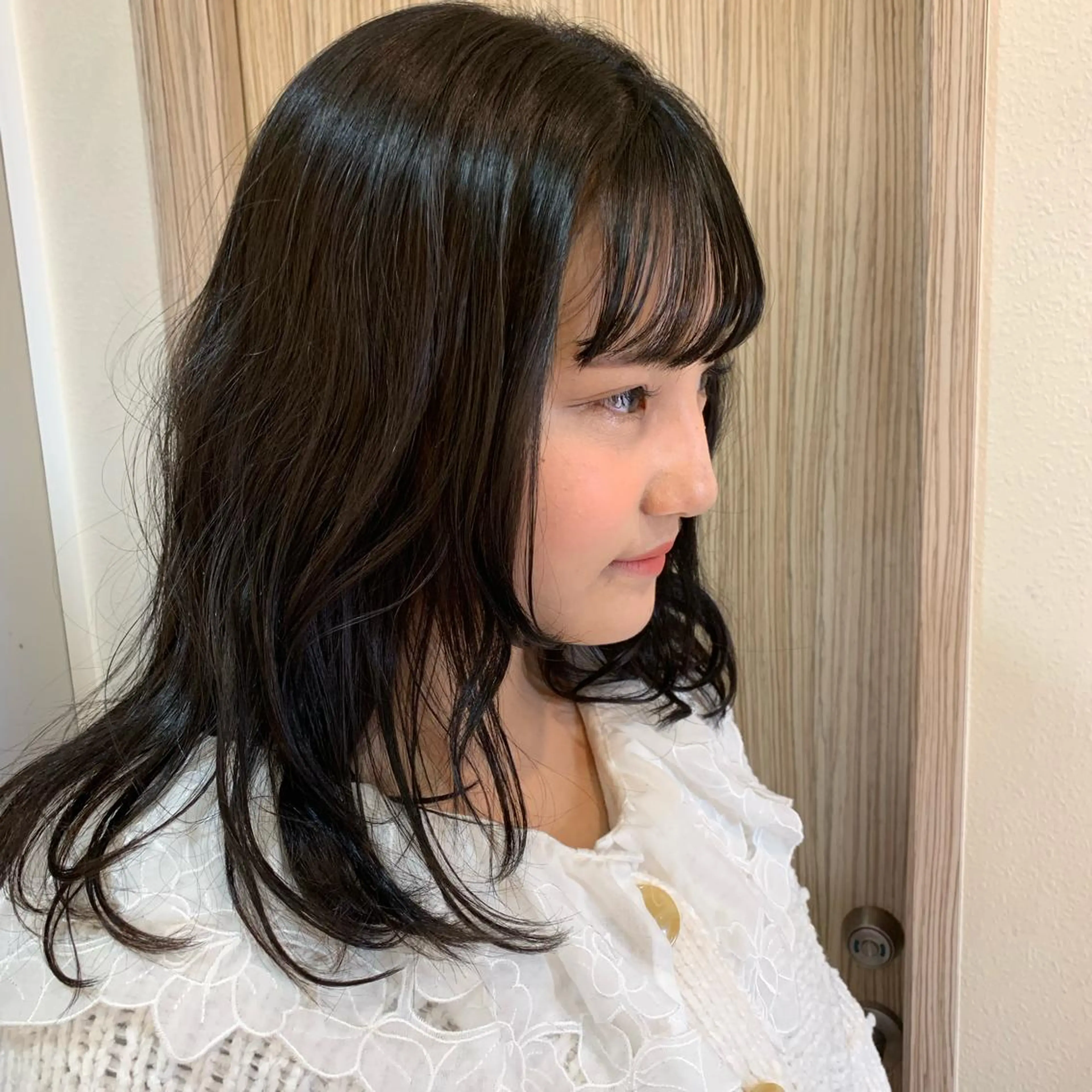 セミロング カット ヘアカラー トリートメント ヘアセット DiMPlE  ディンプル所属・🌸スタイリスト 山浦美恵のヘアスタイル