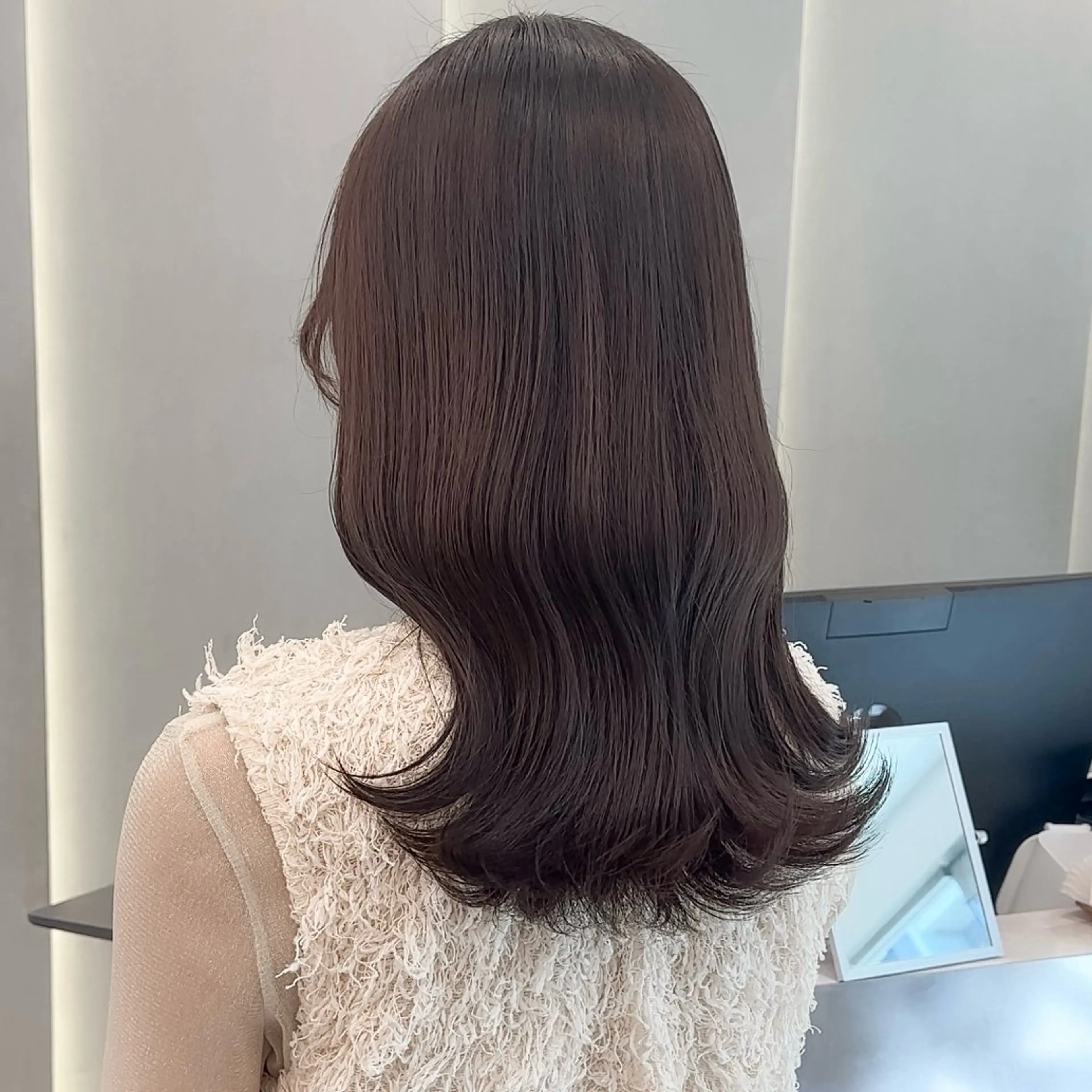 ロング 縮毛矯正/韓国ヘア /レイヤー🎀ミズキのヘアスタイル