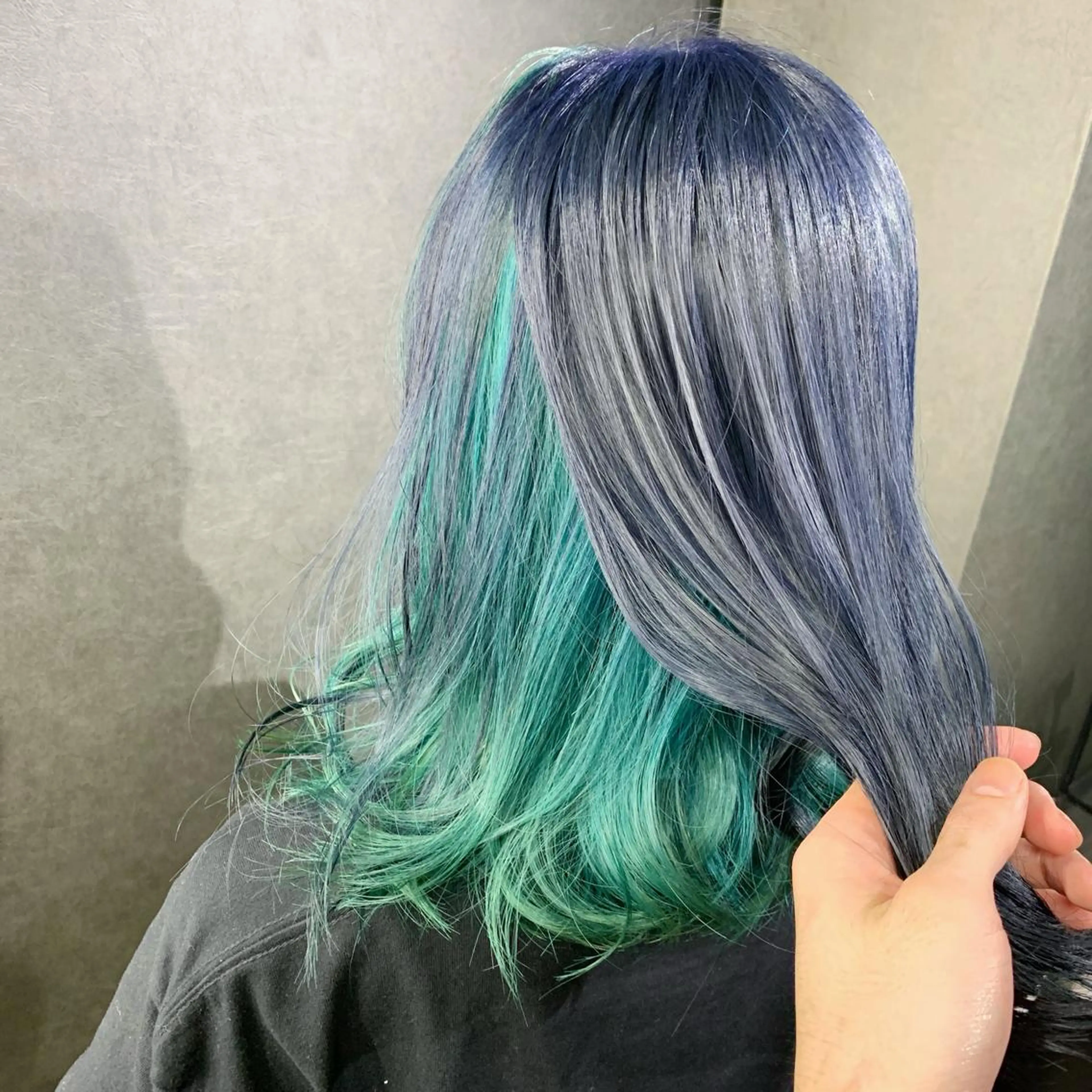 ミディアム カラー シールエクステ/渋谷 ／ギャル/LIALAのヘアスタイル