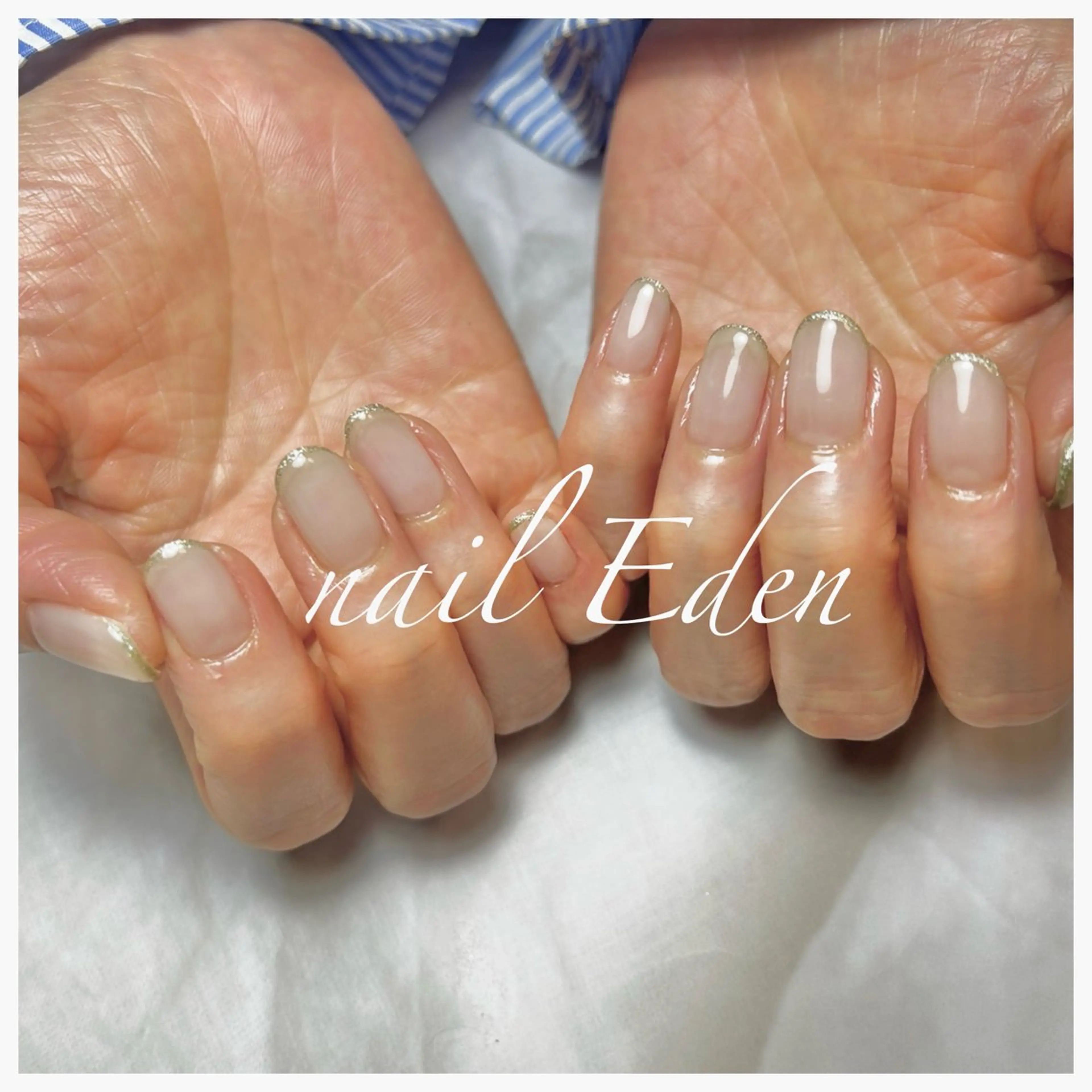 ネイル フレンチネイル Eden ♾️のネイルデザイン