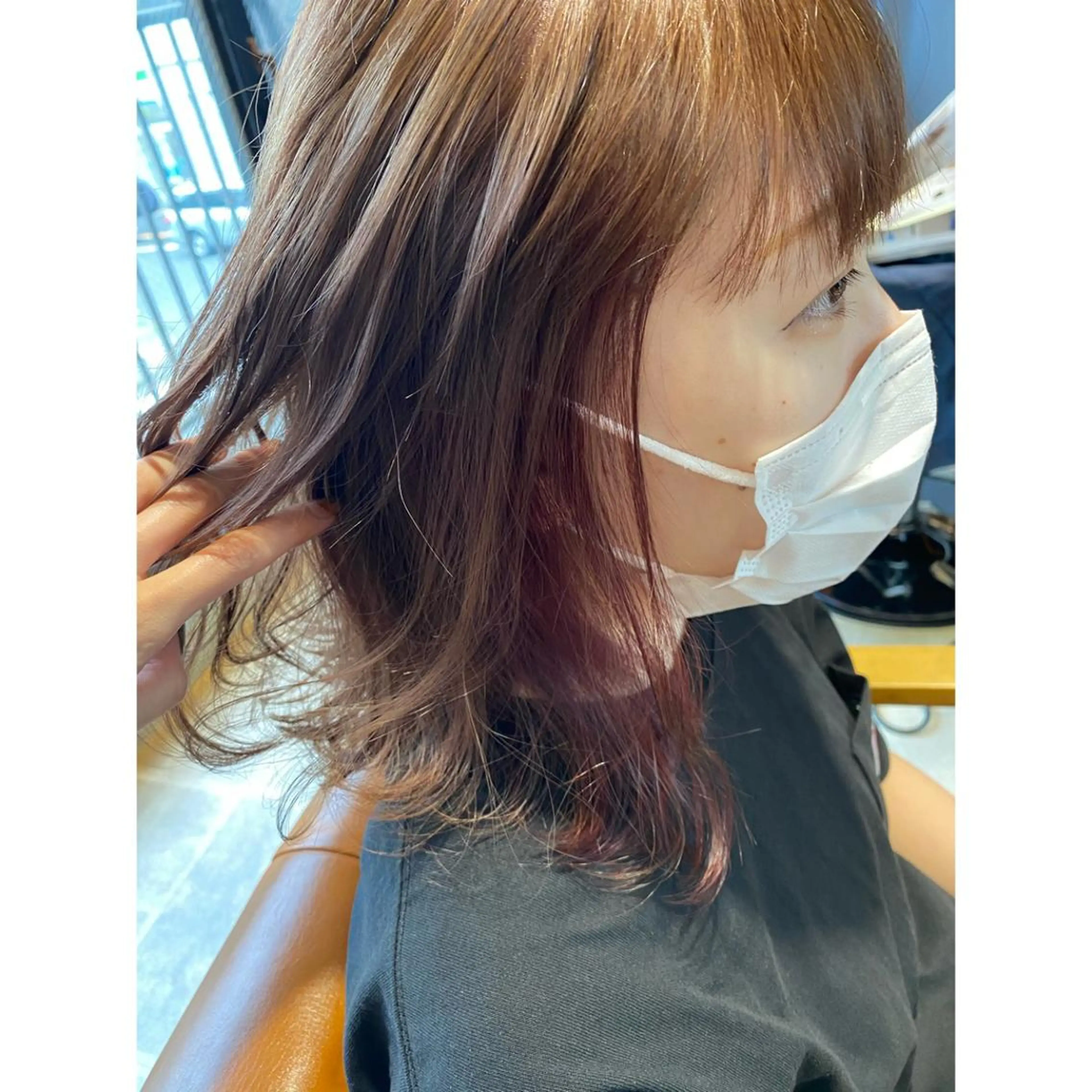 カラー 🐻結んで可愛い hair EMI🐻のヘアスタイル