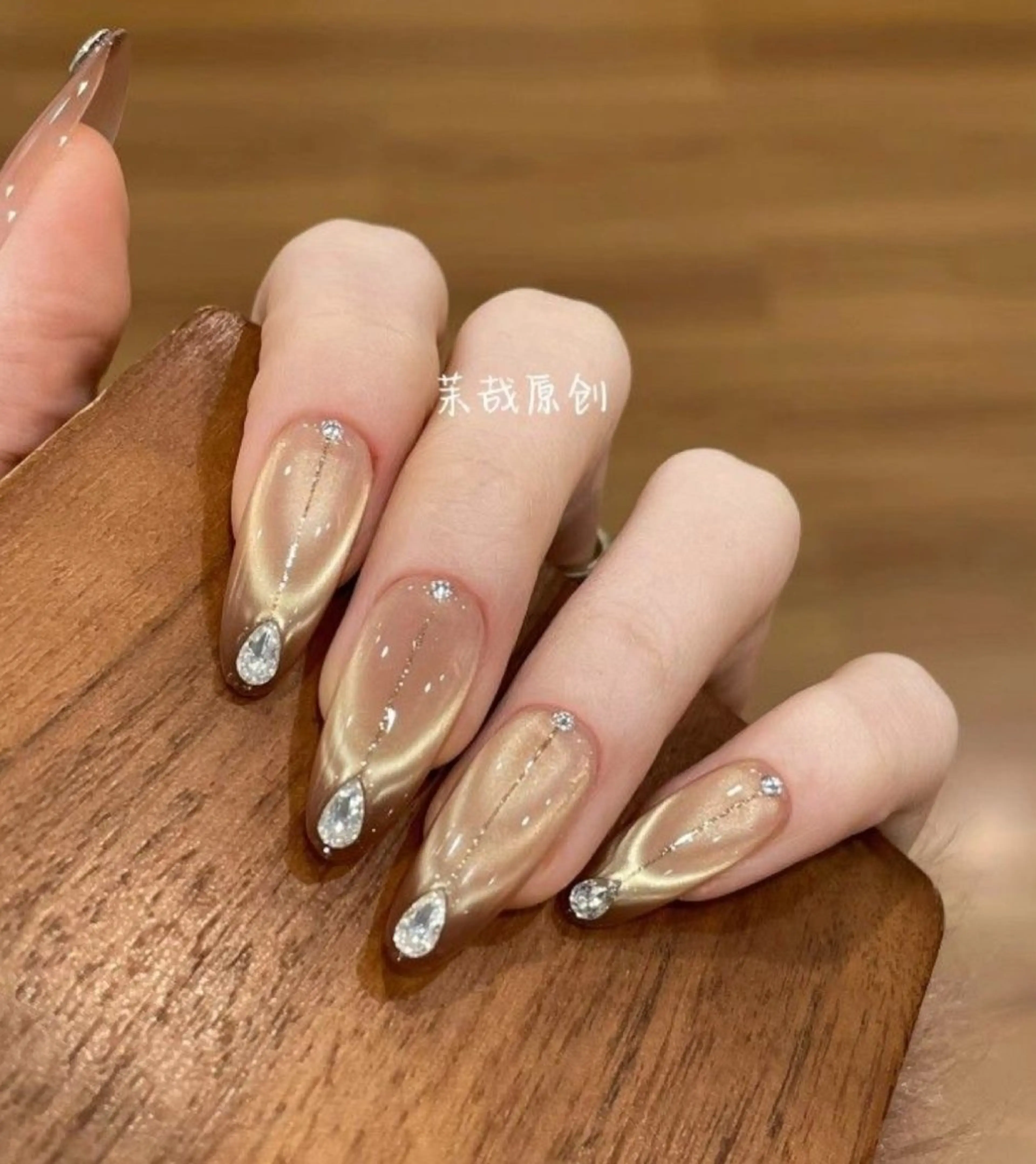 ネイル 韓国ネイル 持ち込み ニュアンスネイル ネイルチップ ハンドネイル Tini ANA.CHUOのネイルデザイン