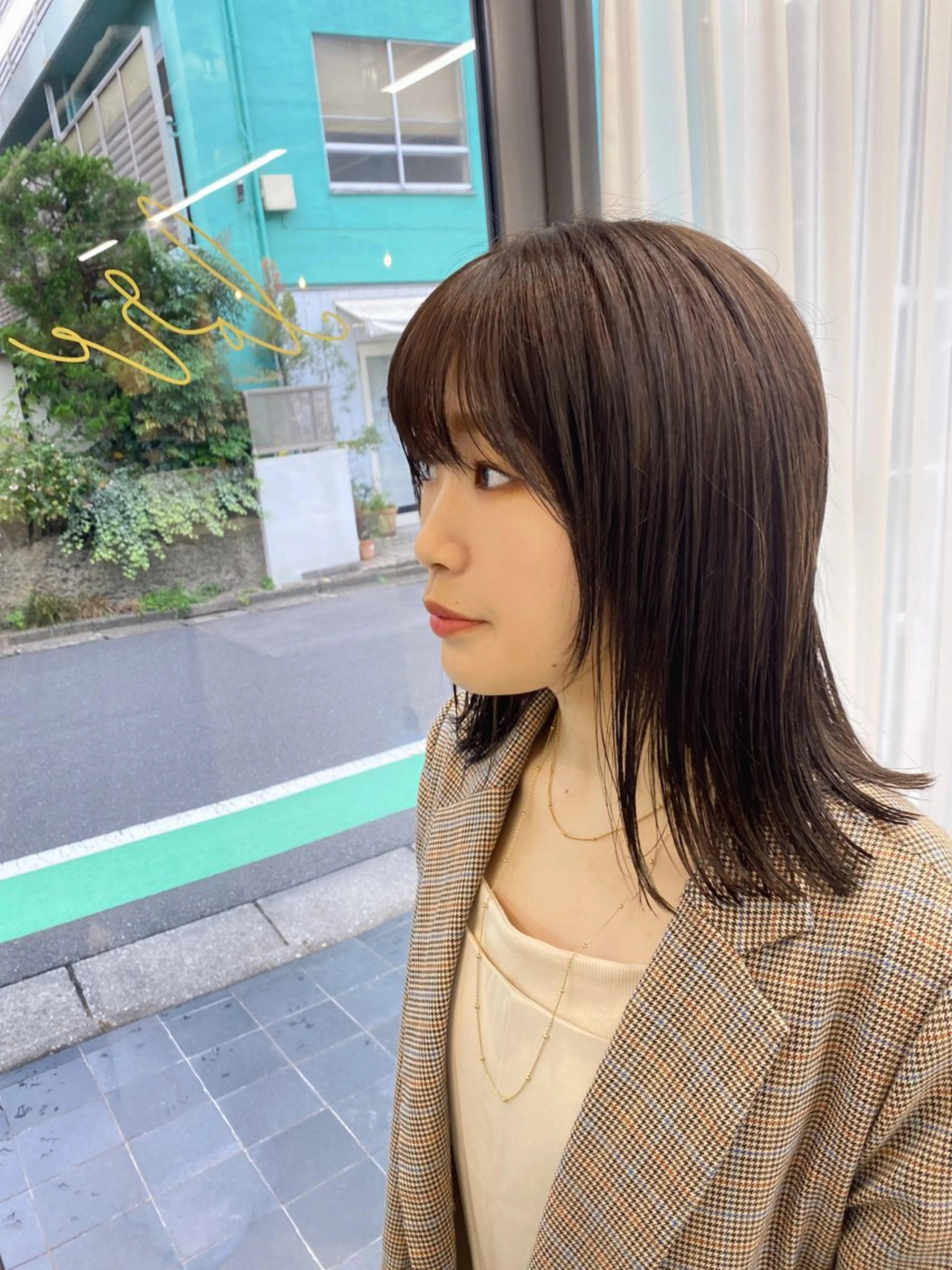 ミディアム うる艶ヘア♡韓国好き 透明感　shotaのヘアスタイル