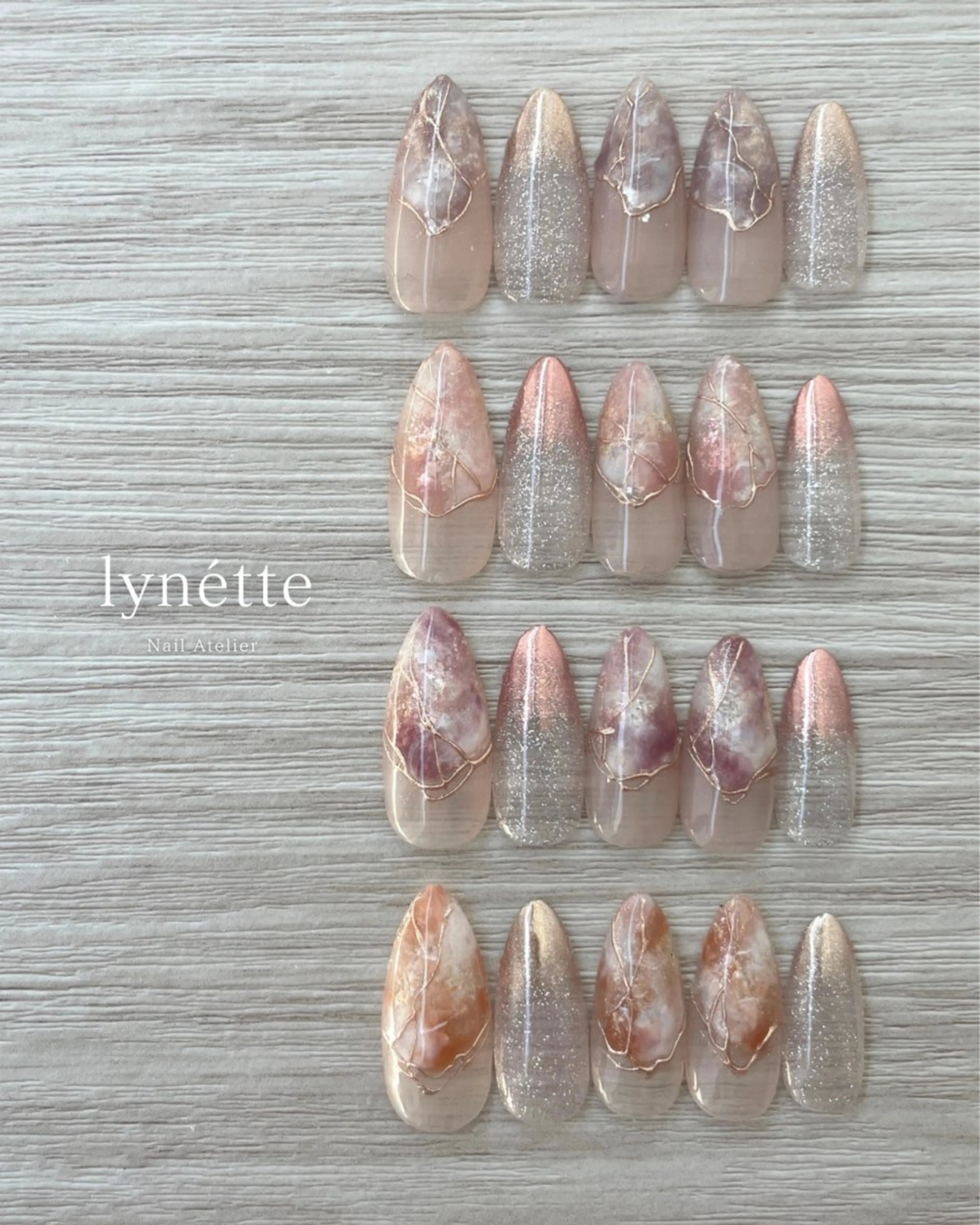 ネイル ニュアンスネイル lynétte 那覇ネイルサロンのネイルデザイン