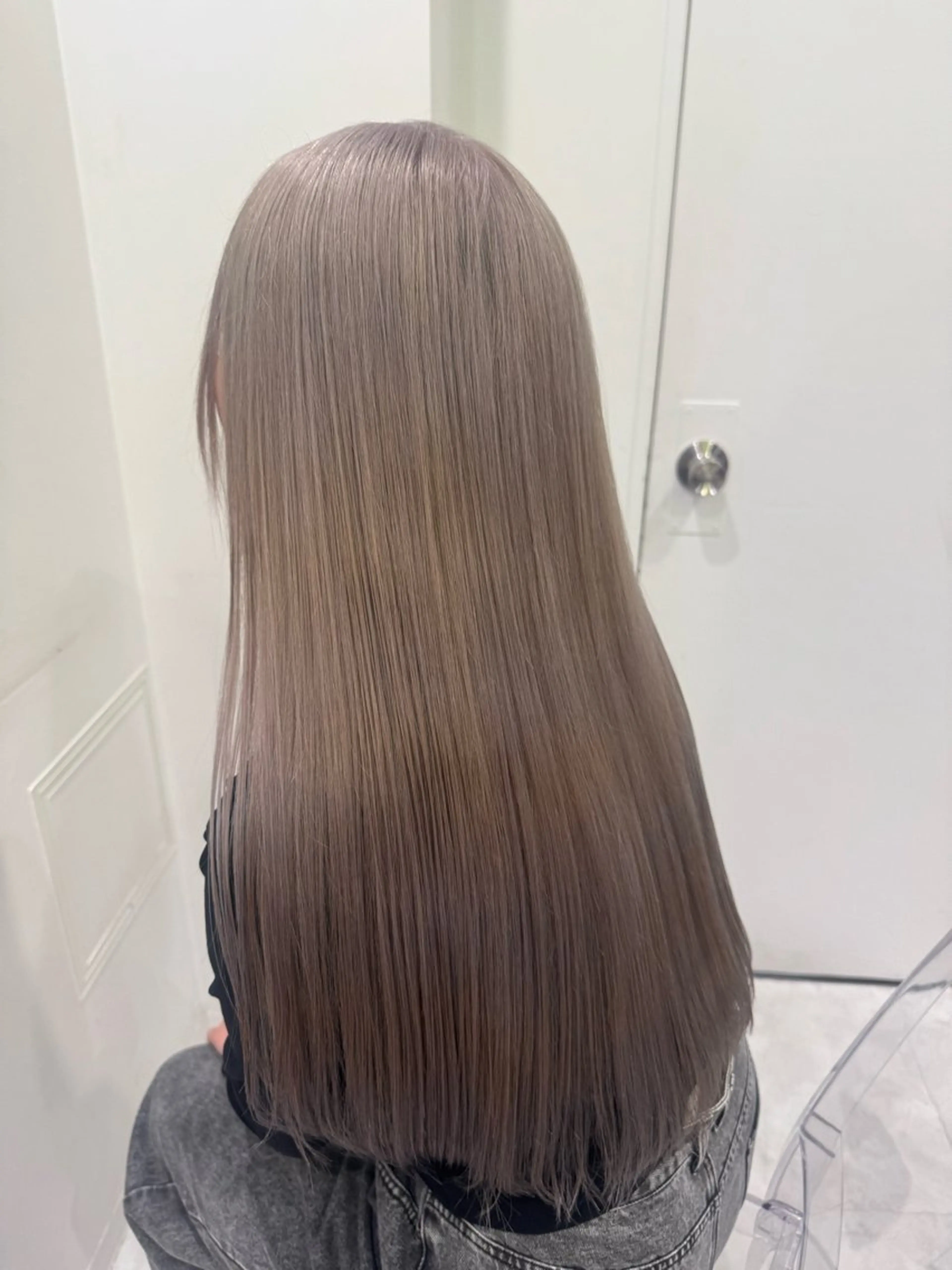 ロング カラー ヘアカラー 透明感ヘア/ベージュ 🩶shiho🩶のヘアスタイル