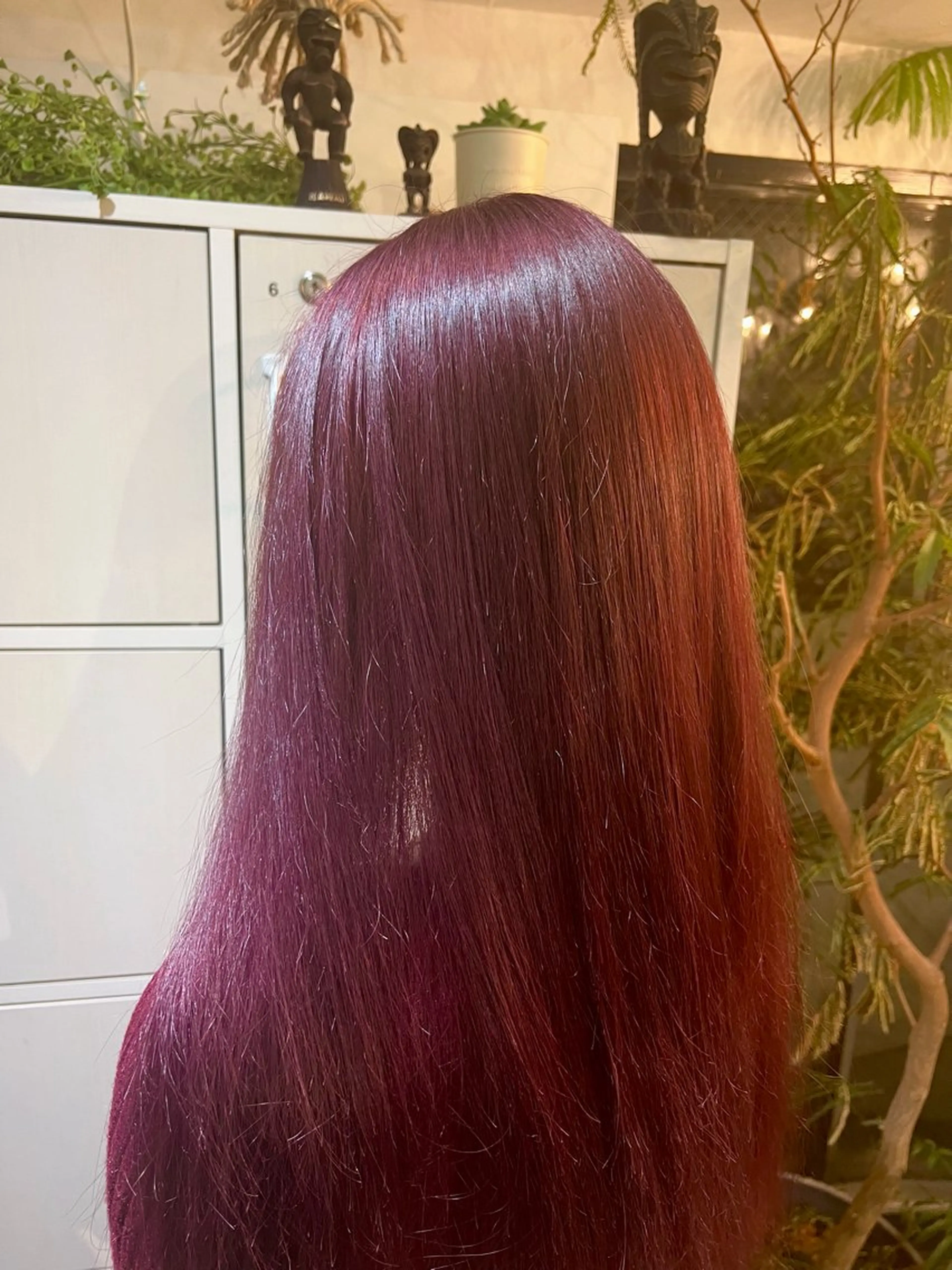 ロング カラー ブリーチ ブリーチなしカラー ピンクカラー カットモデル募集中/ 渋谷/メンズ/アリジのヘアスタイル