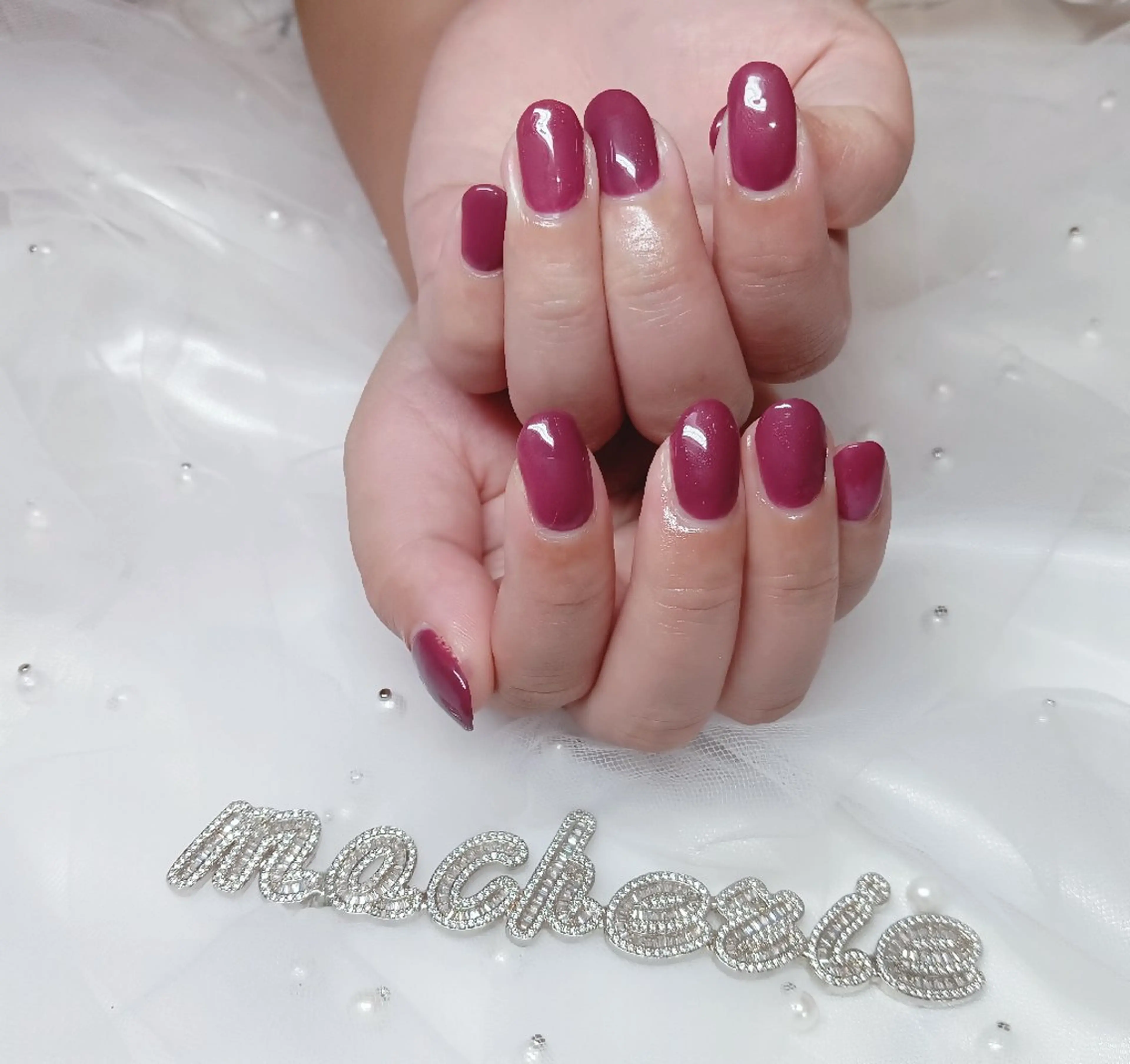 ネイル ワンカラーネイル ハンドネイル Nail Salon macherieのネイルデザイン