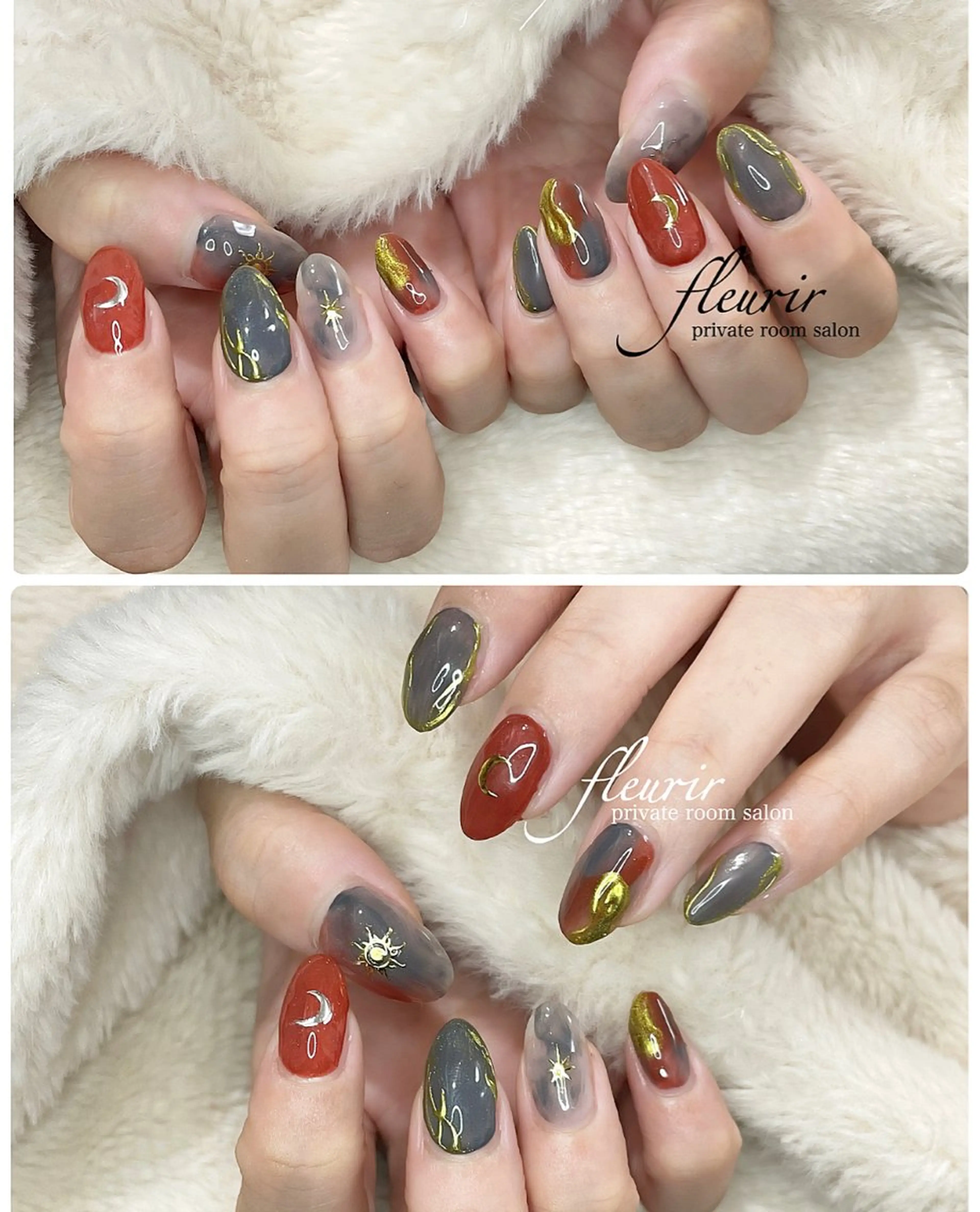 ネイル フルリール 【プライベートサロンのネイルデザイン