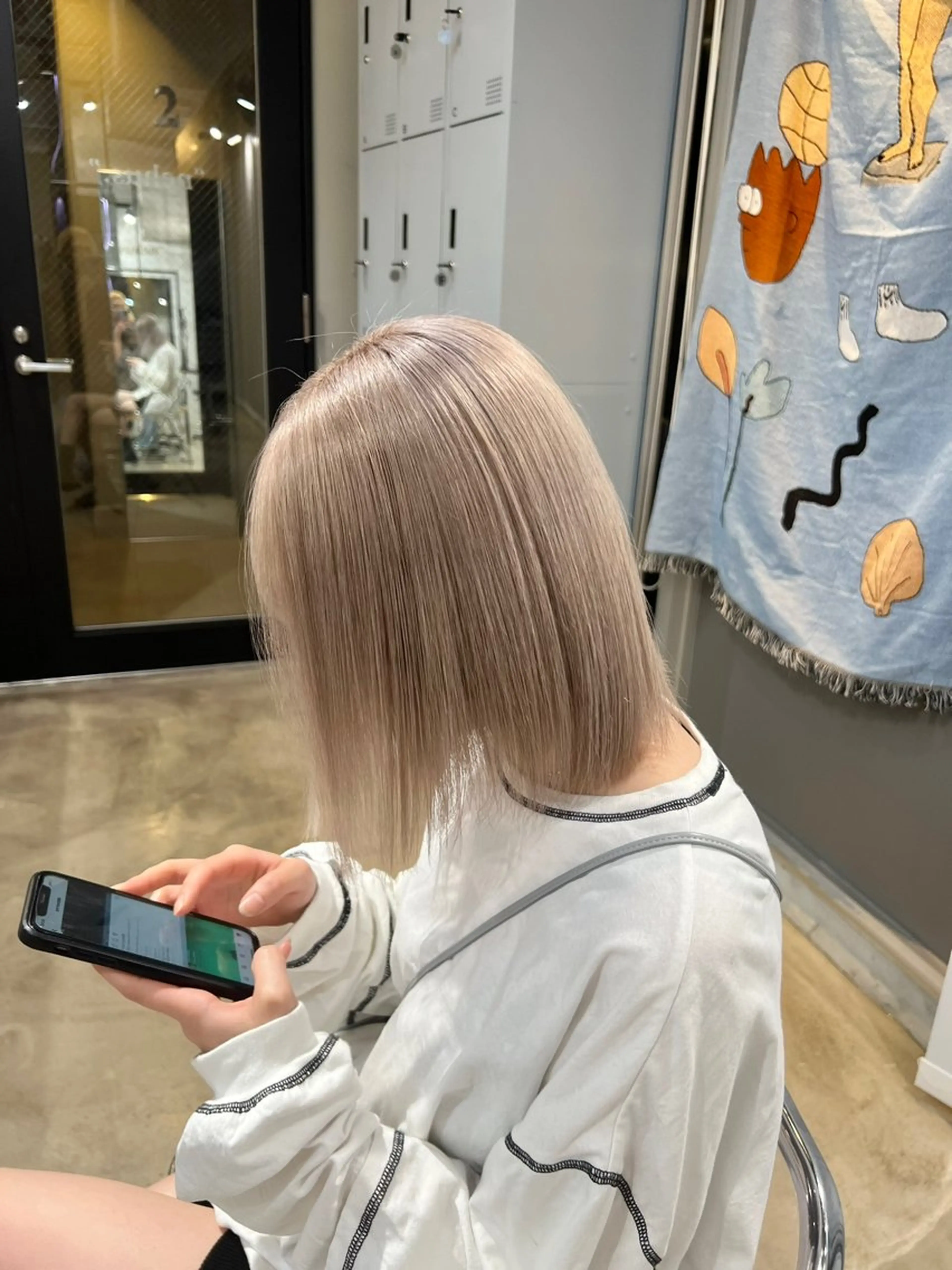 【ミニモ学割】ケアブリーチ+カラーの写真