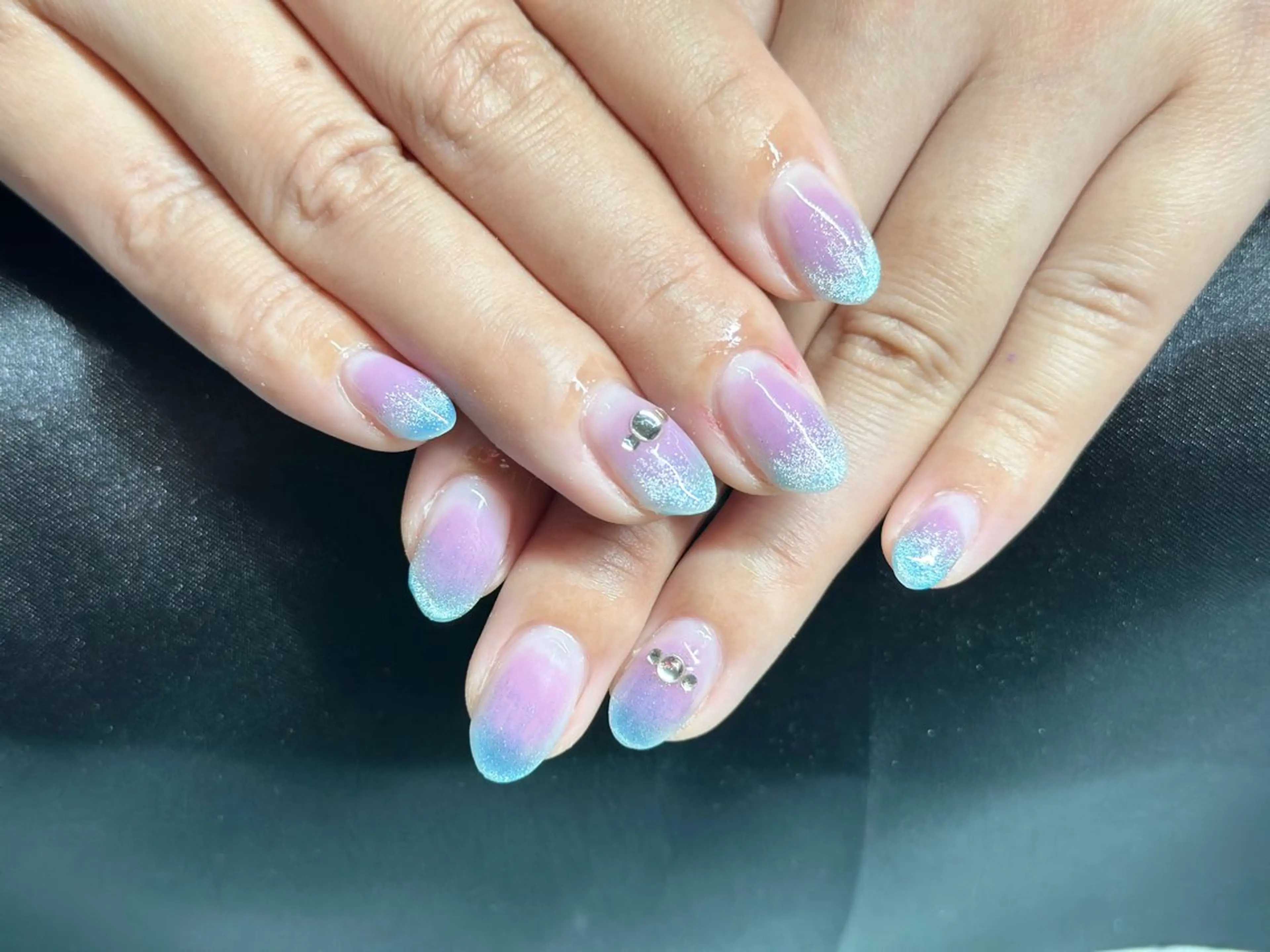 ネイル Nail_ SkyBlue_Jのネイルデザイン