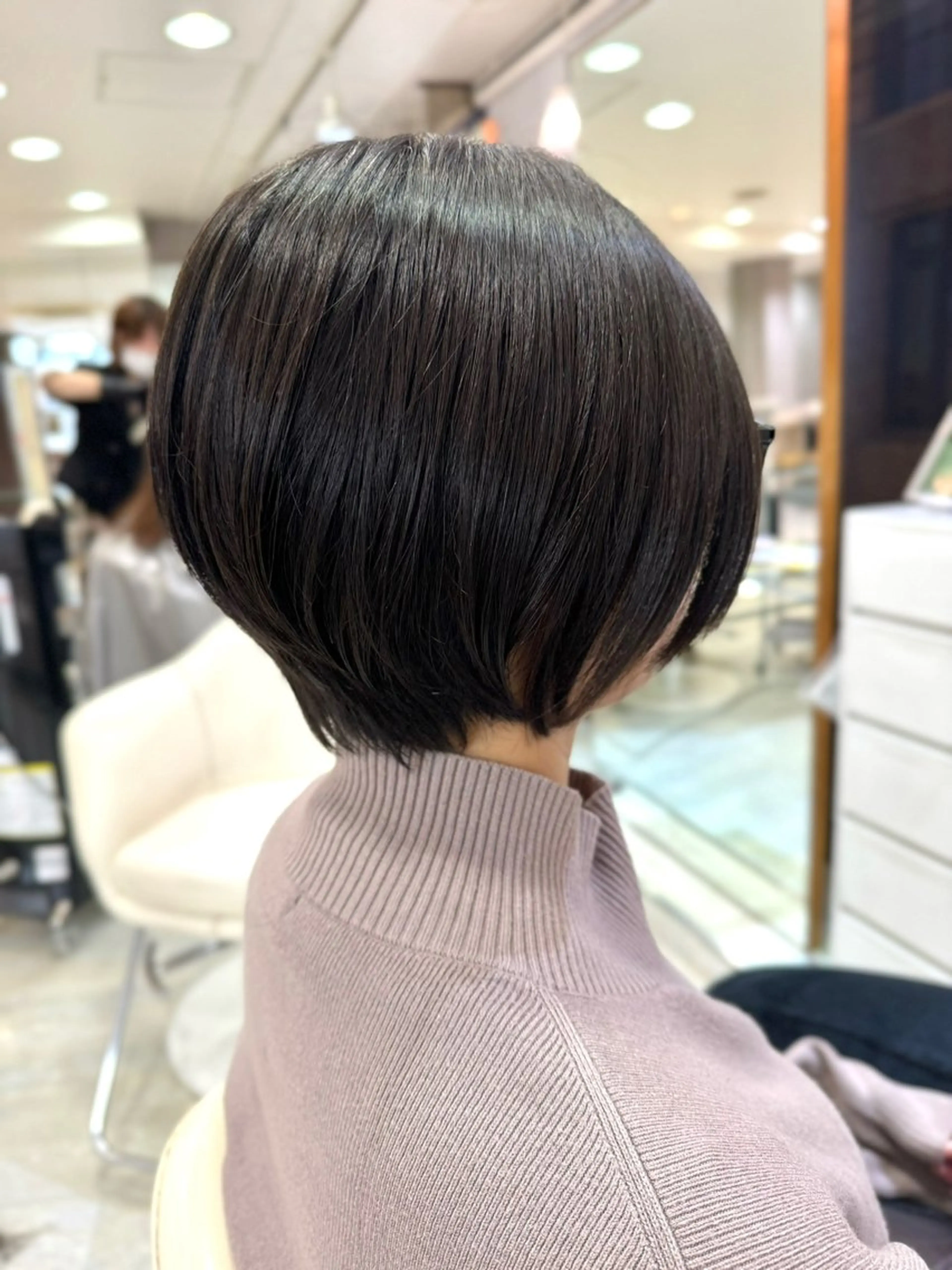 ショート カラー ショートボブ ボブ ショートヘア CENTRAL店長 西川凌史のヘアスタイル