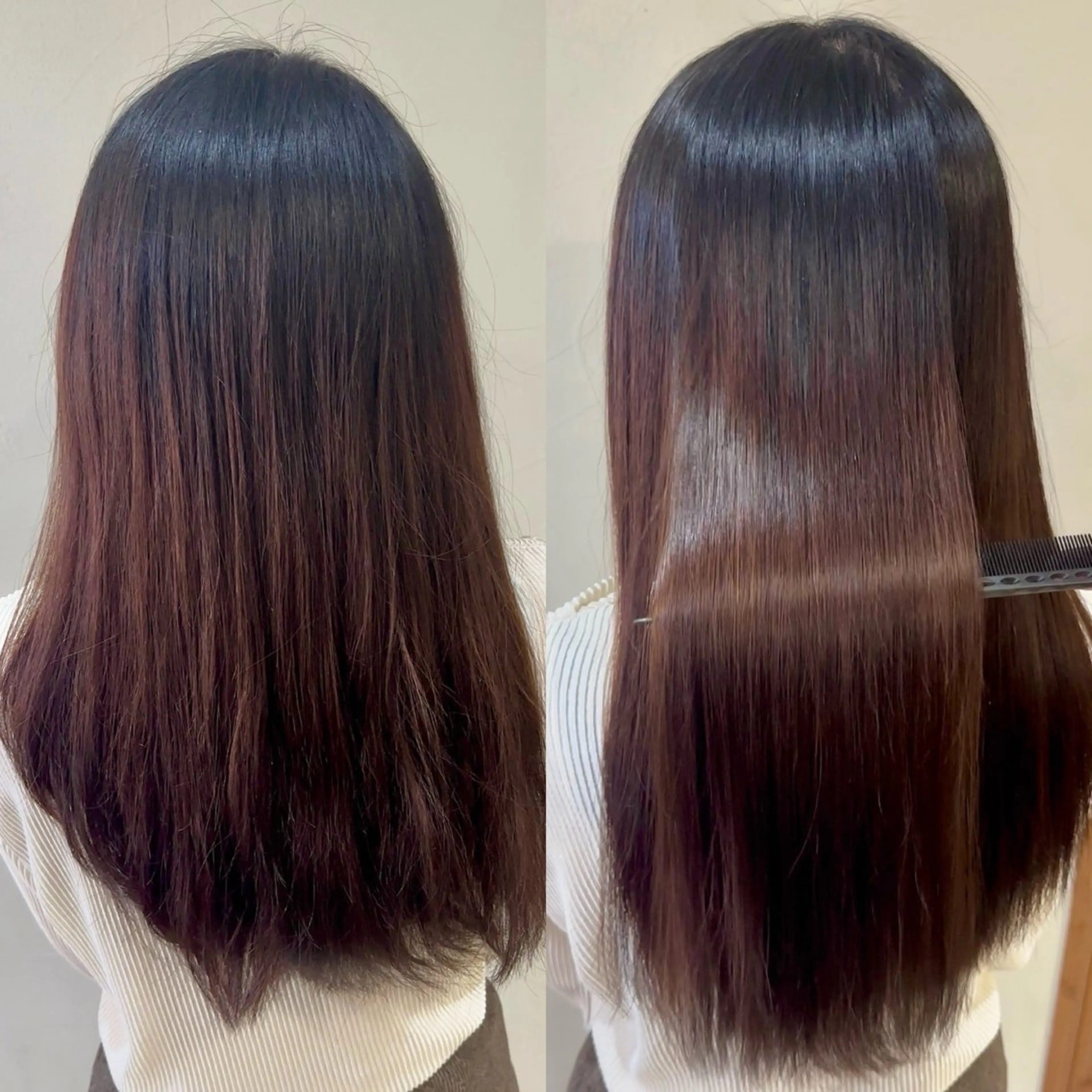 ロング 縮毛矯正 カット 縮毛矯正 巻けないけど美髪 作れます丸山智久のヘアスタイル