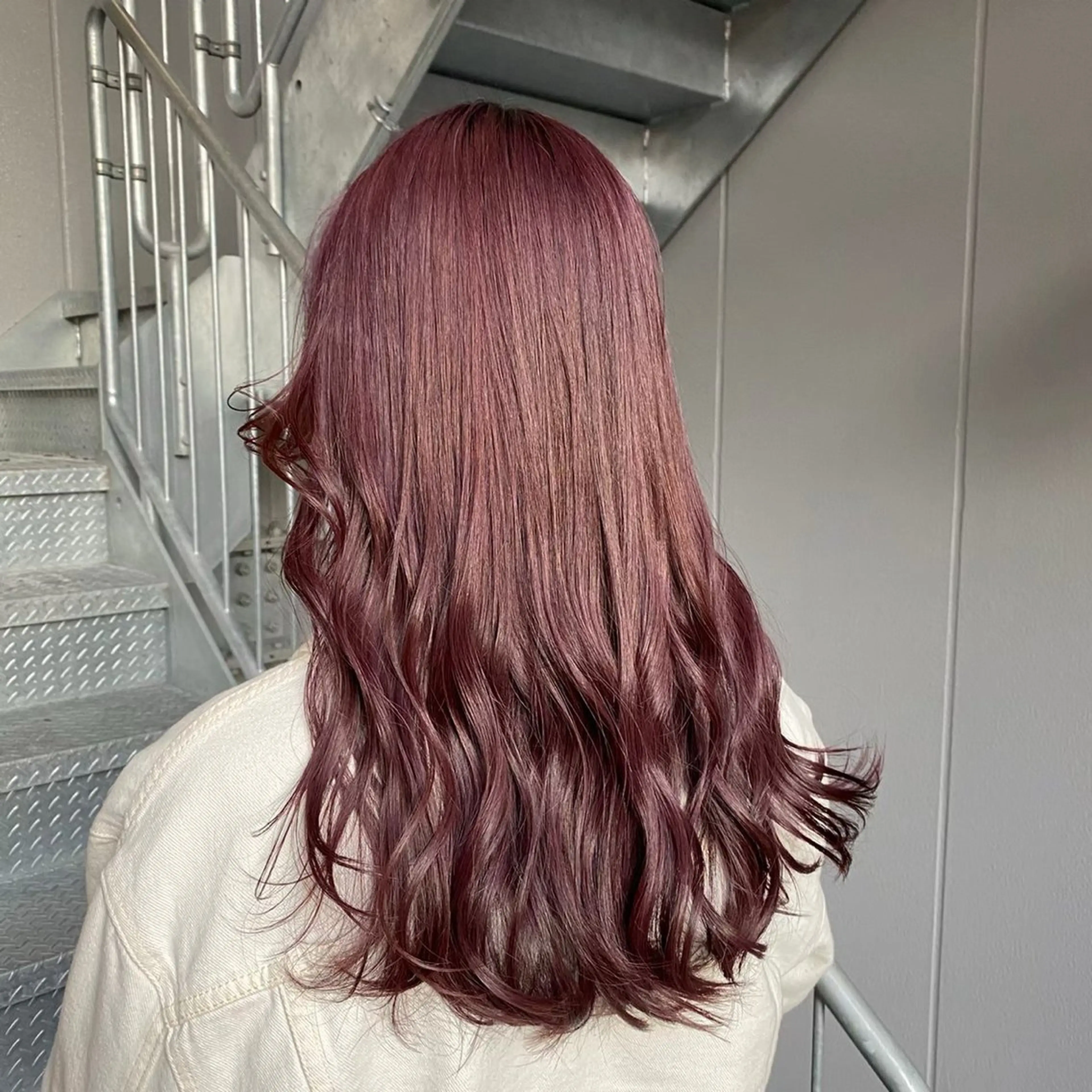 セミロング カラー 大人っぽ♡上品な暖色 ♡ブリーチなし♡のヘアスタイル