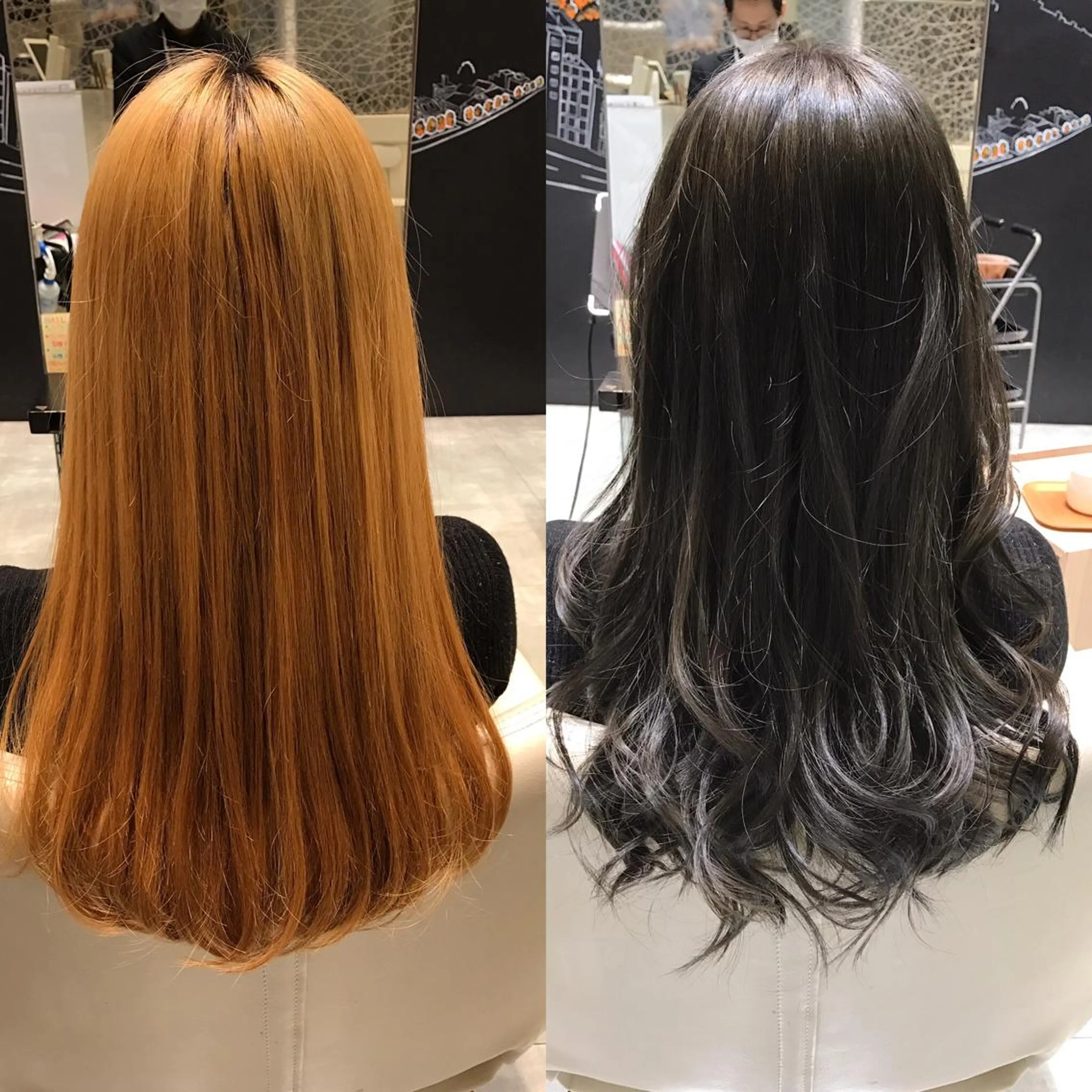 ショート ミディアム セミロング ロング カラー ヘアアレンジ グレージュ イルミナカラー カーキグレージュ Re:ta KANZOの眉毛・アイブロウイメージ
