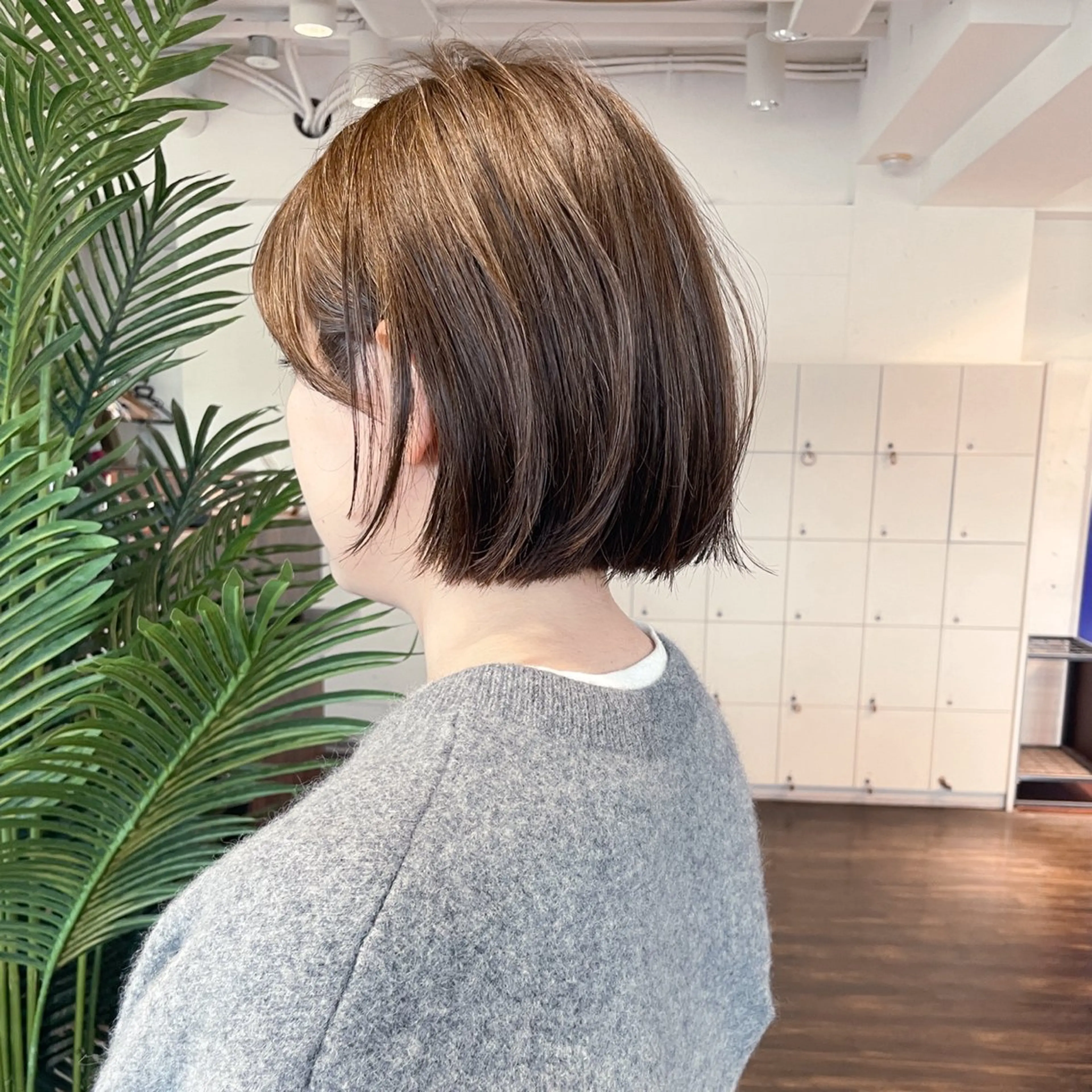 ミディアム カラー ベージュカラー 透明感カラー ハイライトカラー ハイライト カット ヘアカラー 似合わせヘア🤍 面田法子のヘアスタイル