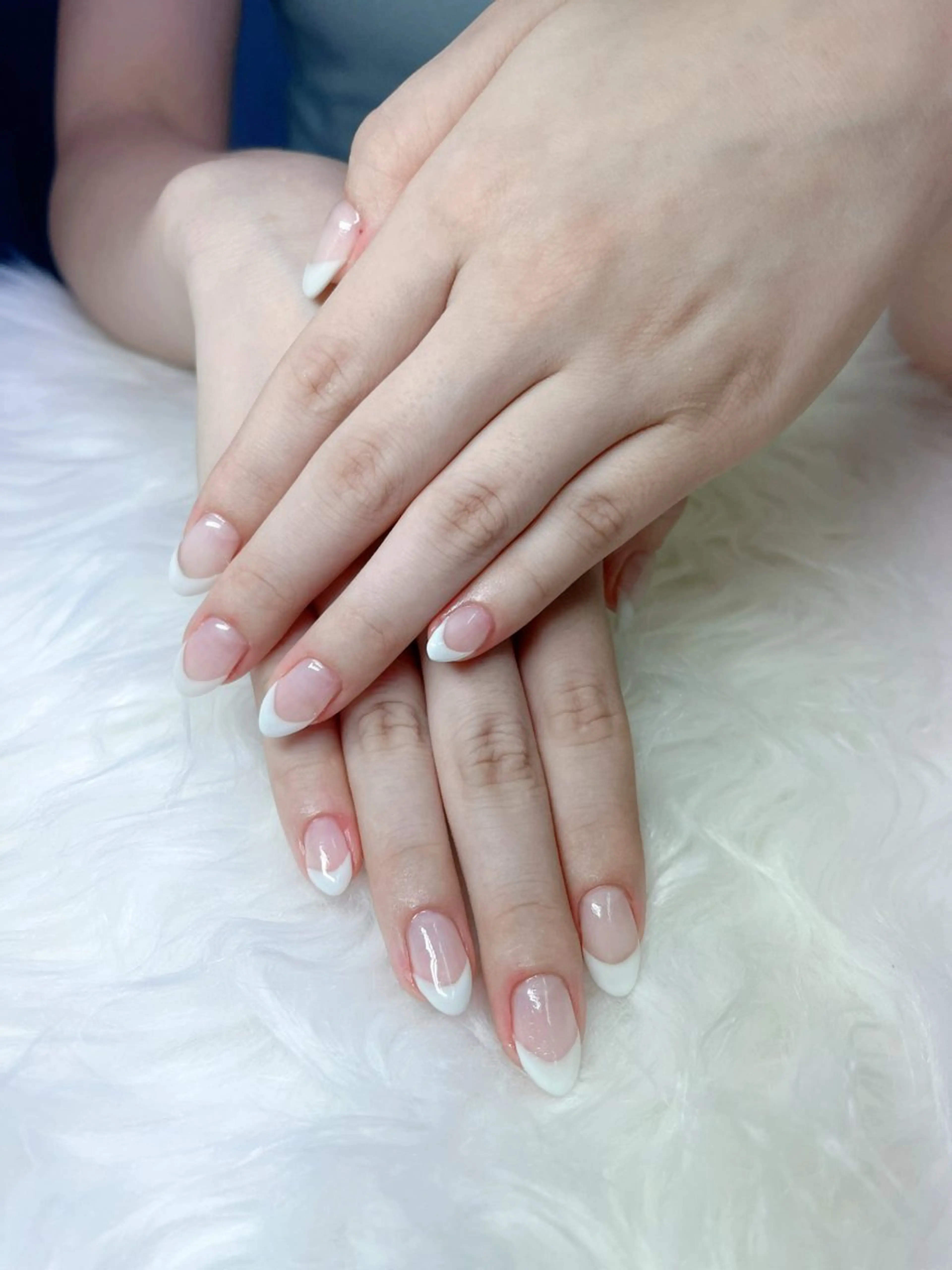 オフ込🤍フレンチネイル🤍¥4500の写真