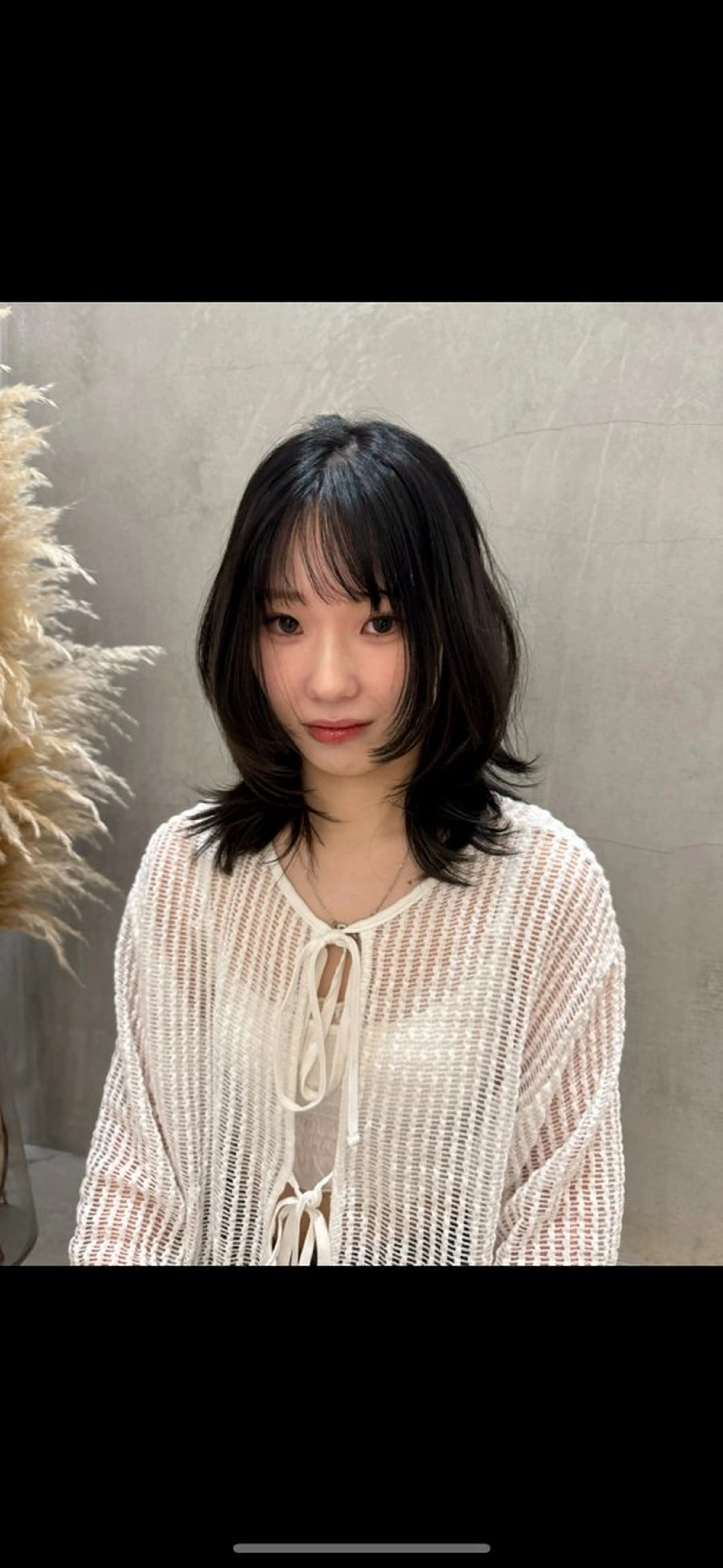 ミディアム 捺葵 @72tomi__のヘアスタイル