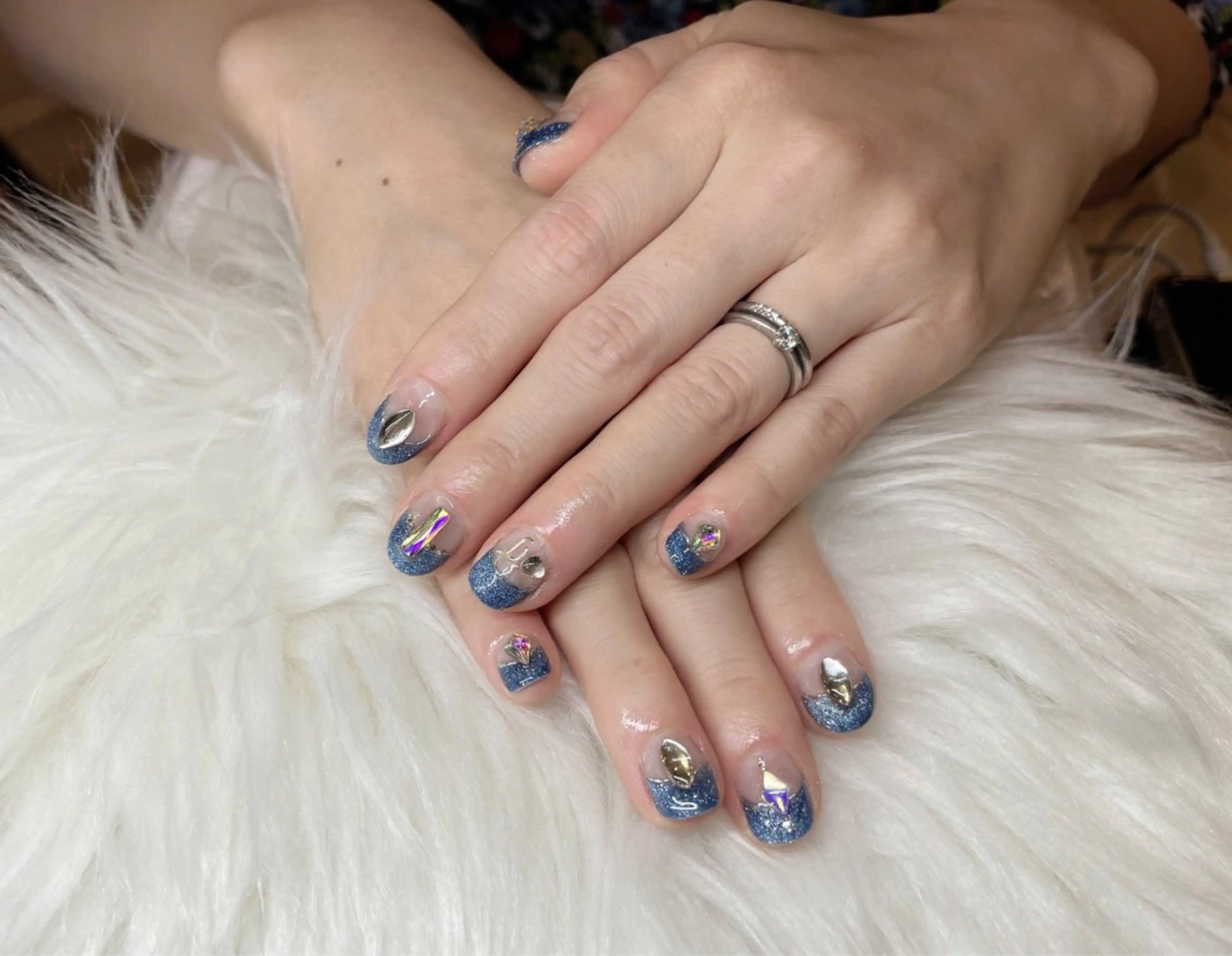 ネイル ストーンネイル Sora Nailのネイルデザイン