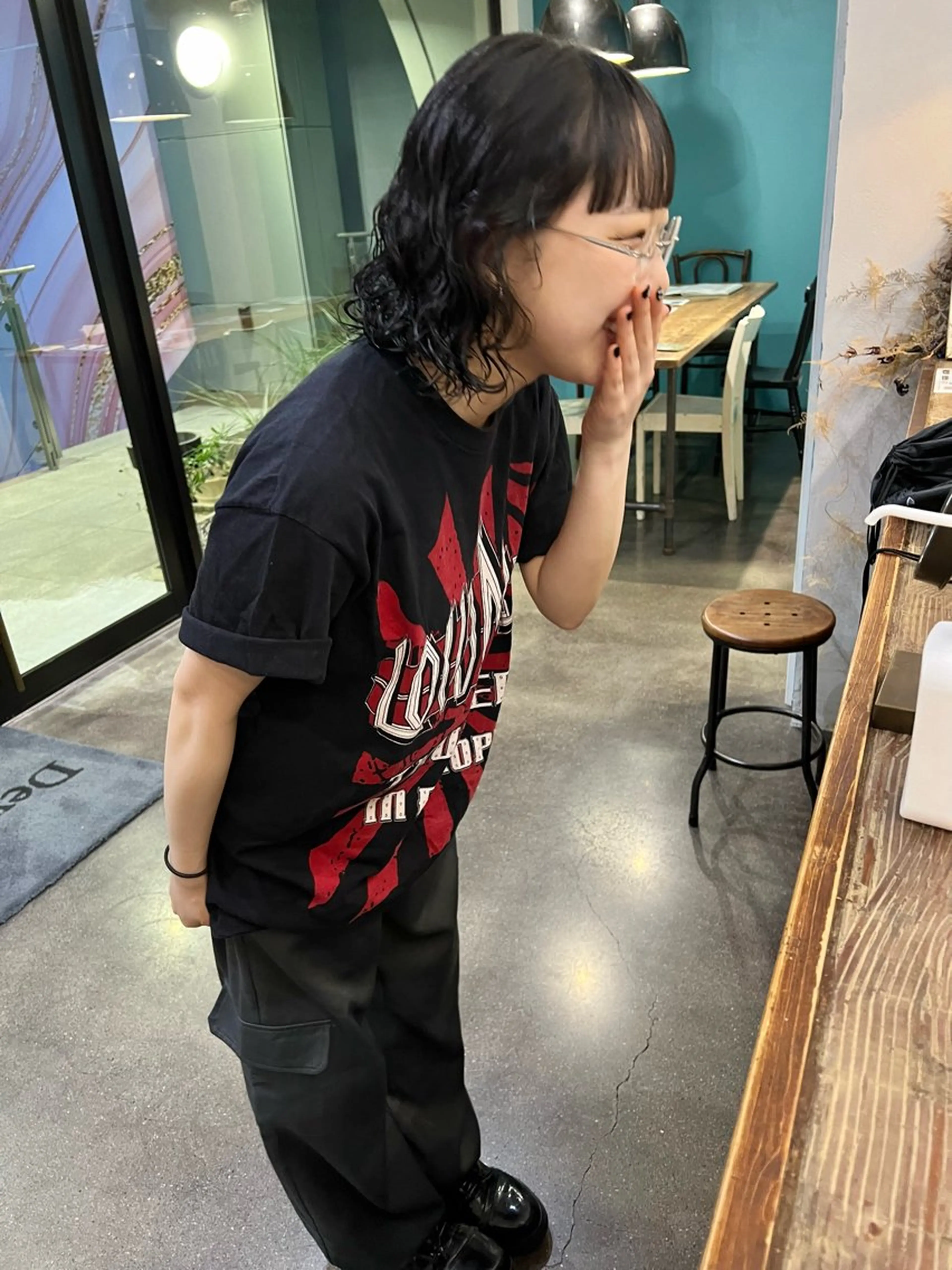 ショート パーマ ボブ カット パーマ 千葉 郁也のヘアスタイル