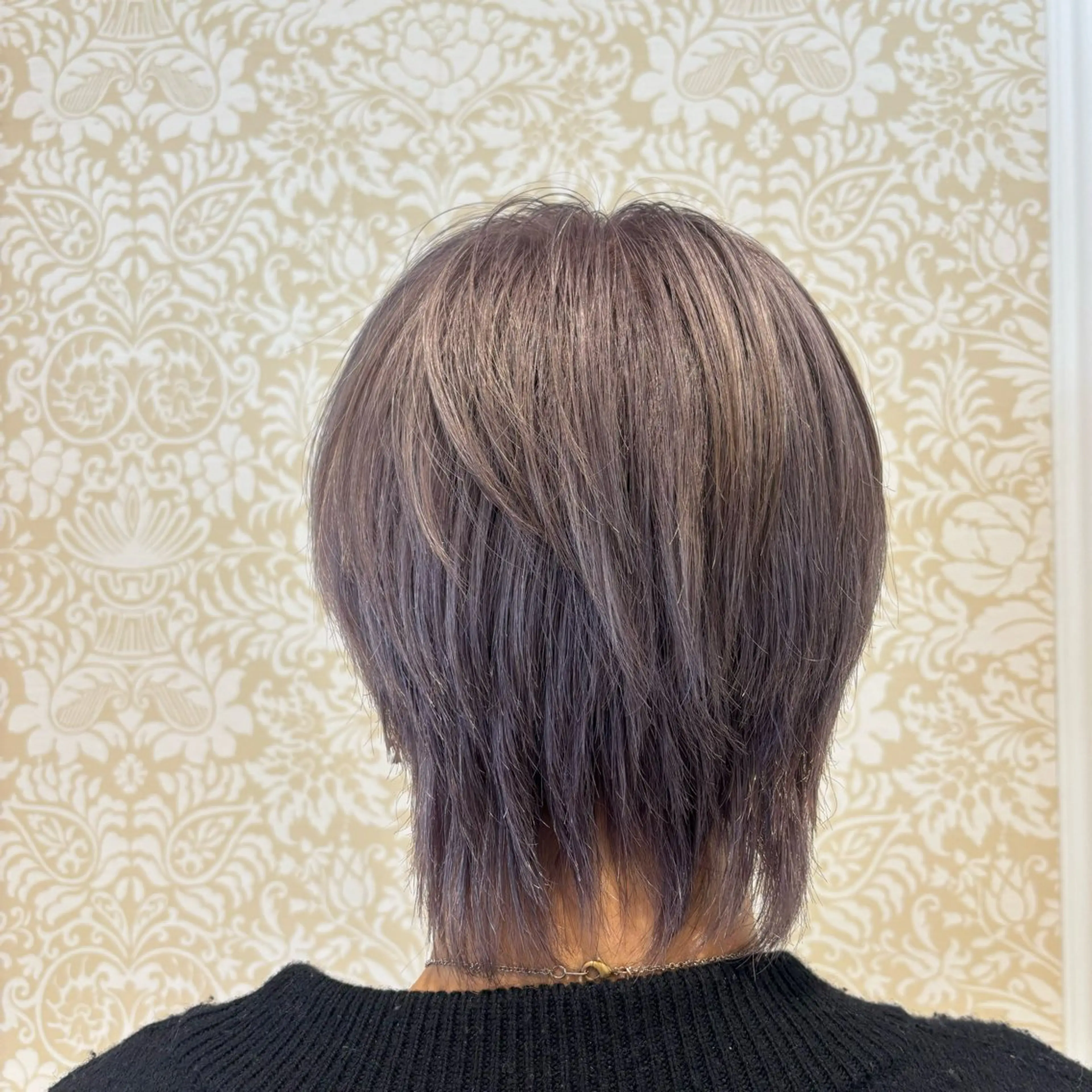 ミディアム カラー メンズ カット ヘアカラー トリートメント 🐠寒色系×パーマ 櫻井　麿偉🐏のヘアスタイル