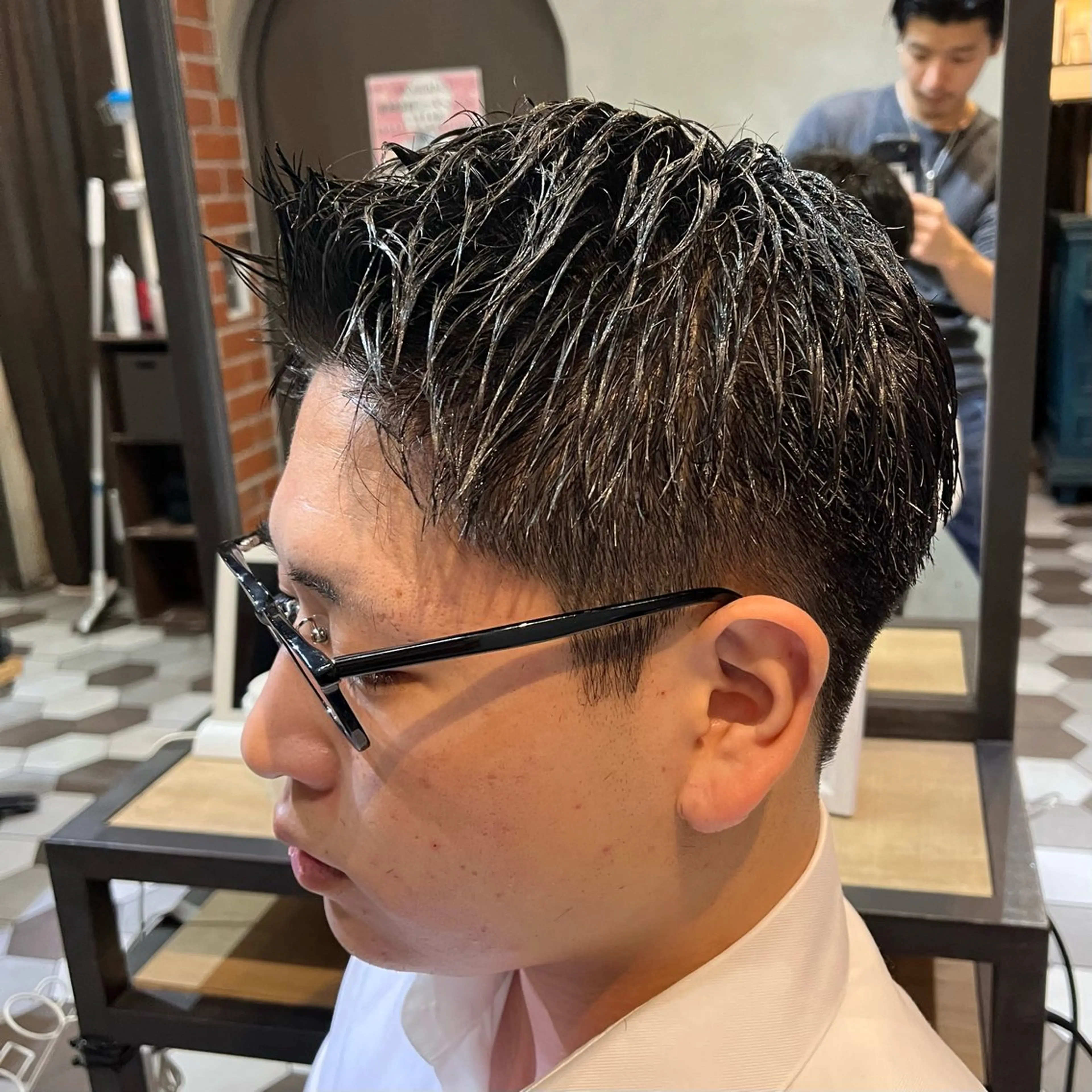 ショート パーマ メンズ 梅田/メンズ専門 ／加地光尊のヘアスタイル