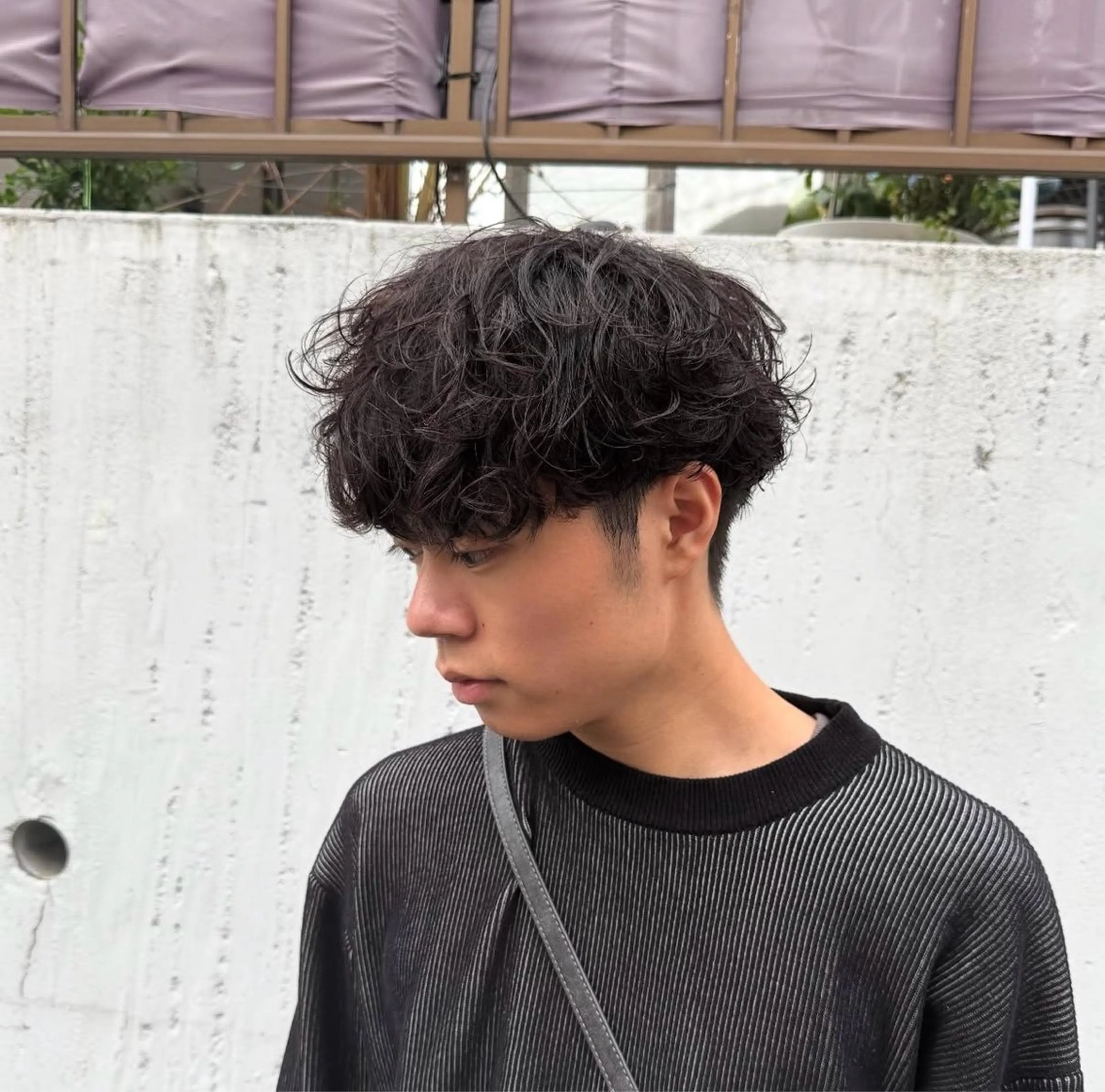 パーマ メンズ カット パーマ トリートメント シャドウパーマ /名古屋/丹羽涼介のヘアスタイル