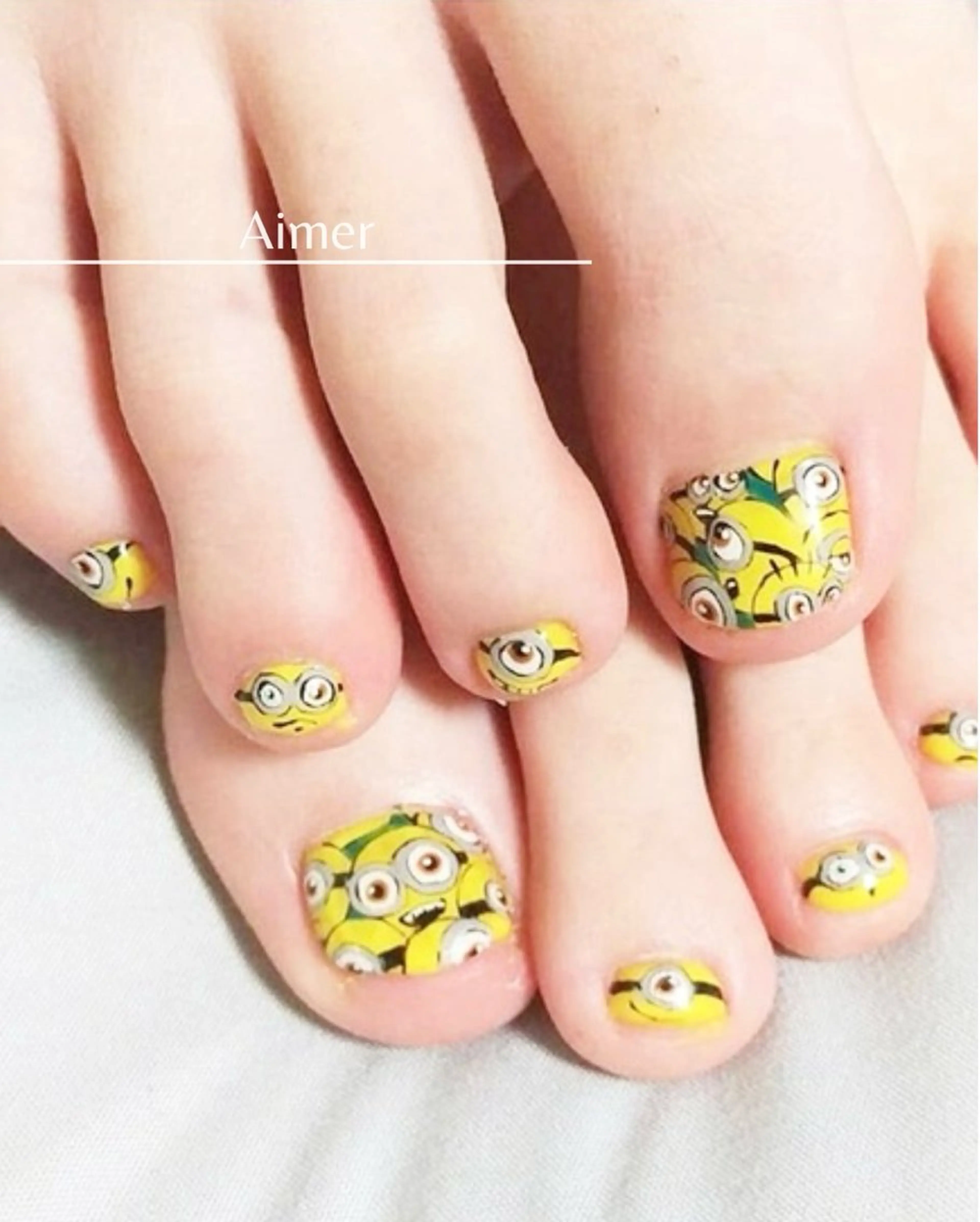 ネイル フットネイル nailsalon Aimerのネイルデザイン