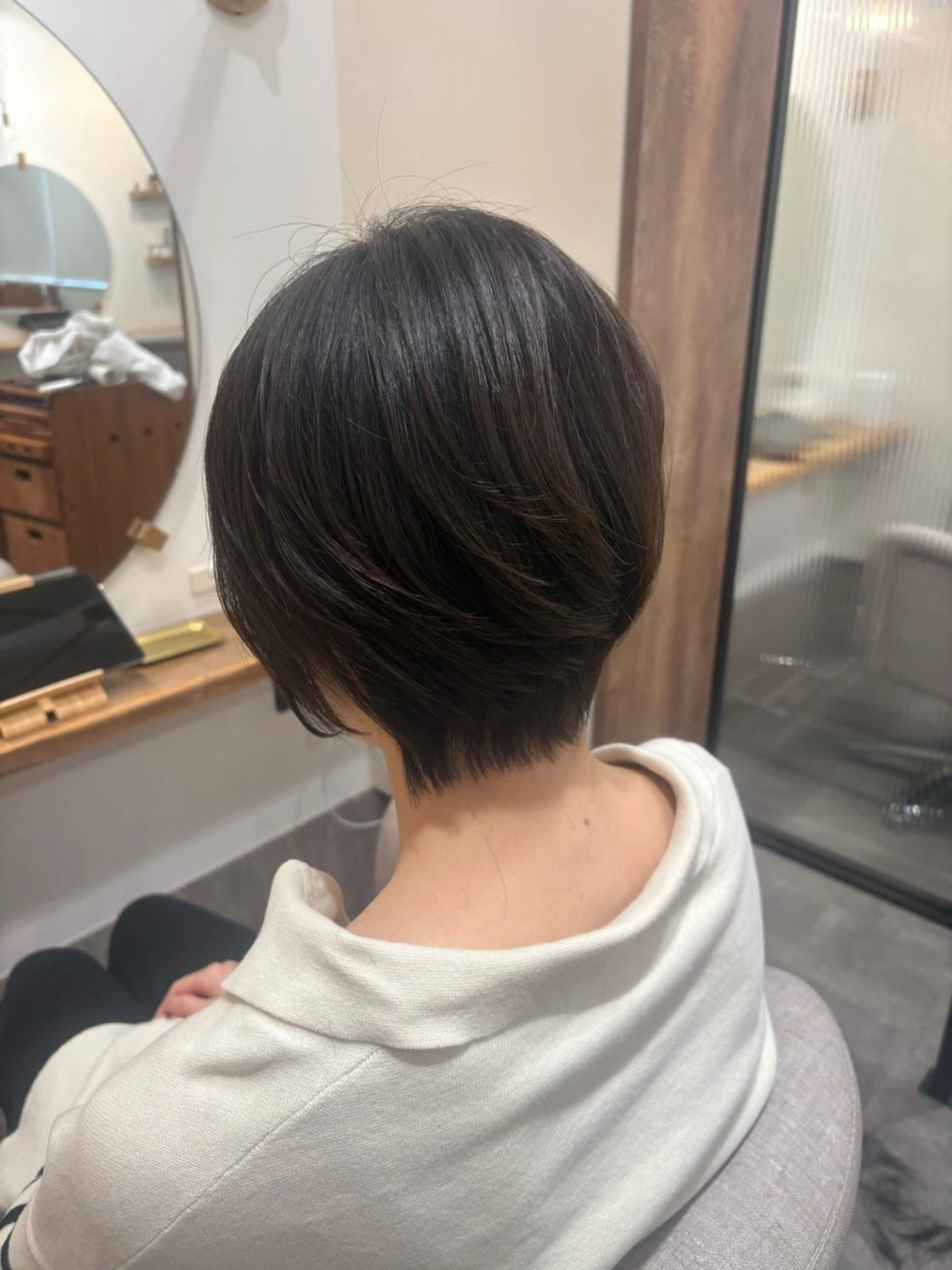 【無料モデル】ショート限定レディースカット［シャンプー・ブロー込］ ¥0 ※女性限定/ショートカット限定※の写真