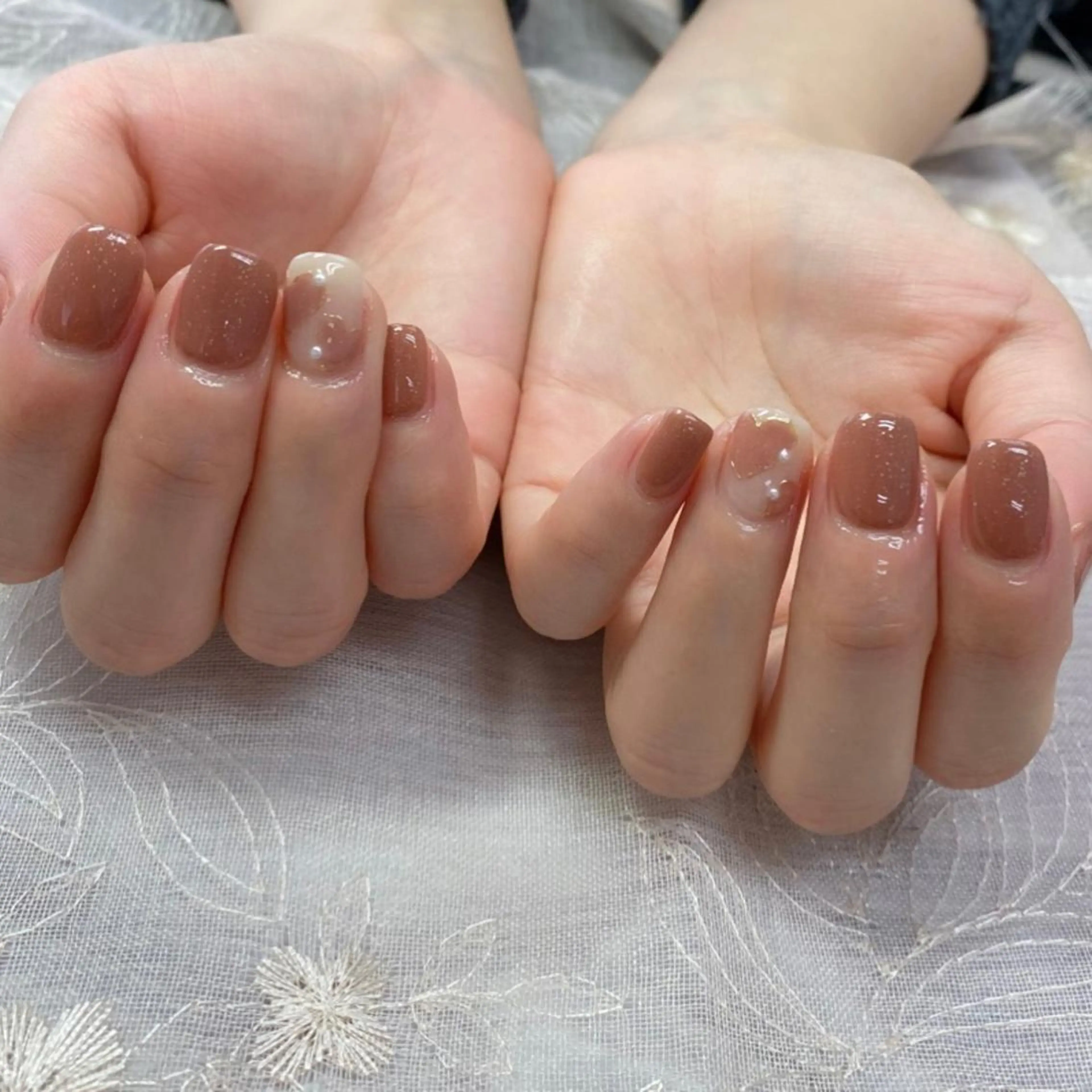 ネイル バレンタイン ショートネイル. Home sweetのネイルデザイン