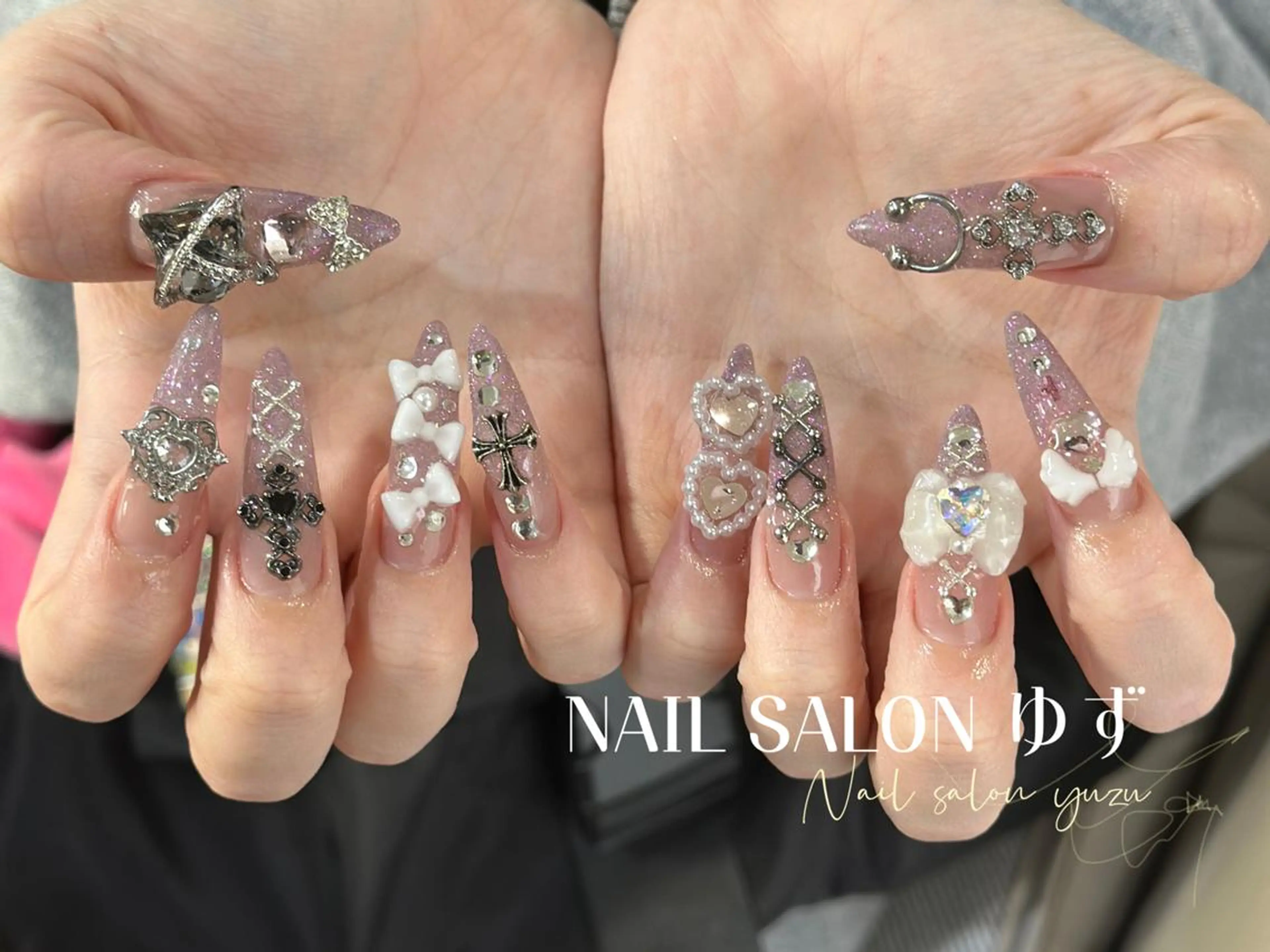 ネイル 長さ出し ハンドネイル ハンドケア MAKI💚💚💚 秋葉原.のネイルデザイン