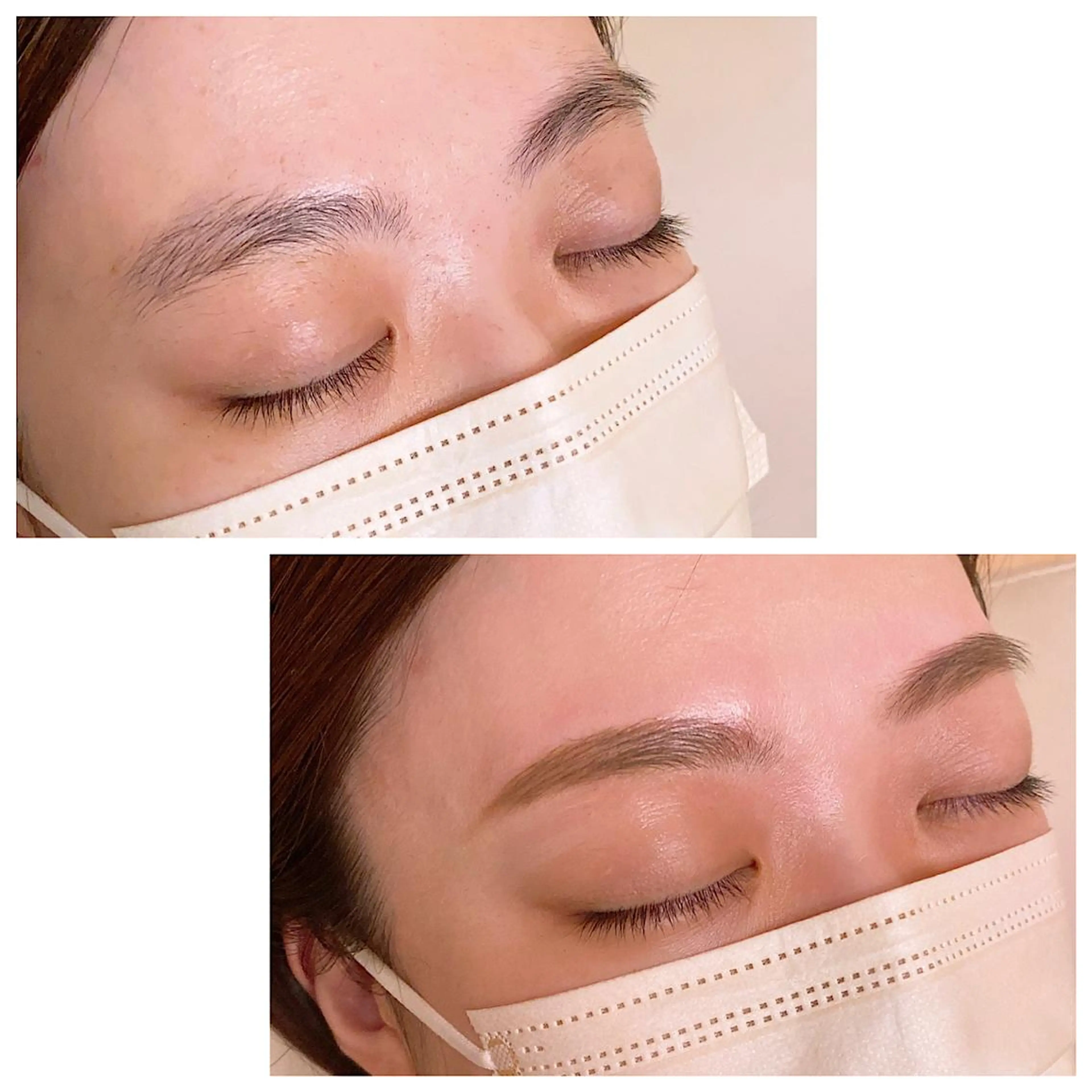 アイブロウ ワックス脱毛 眉カット pep natsumiのヘアスタイル