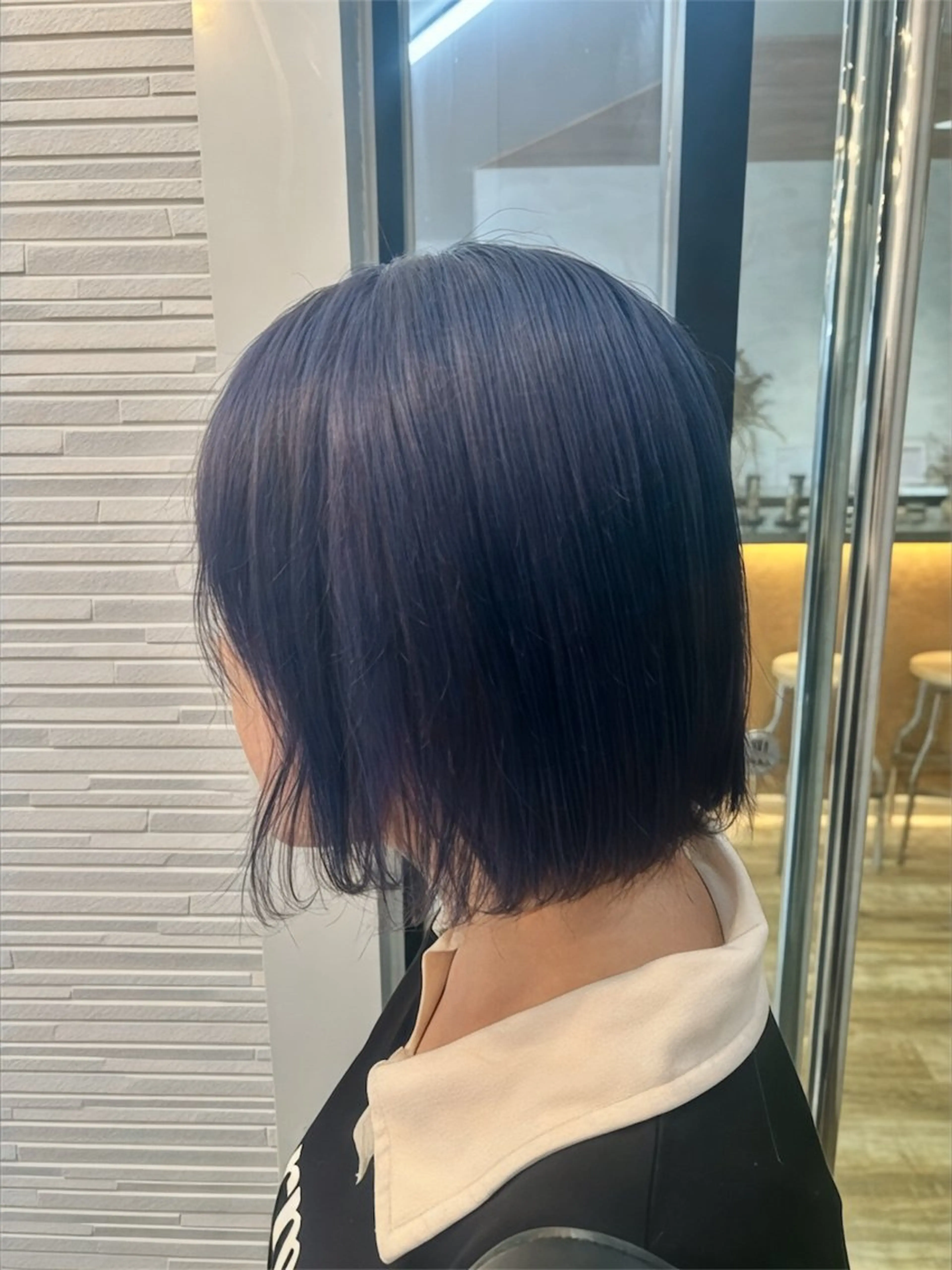 ショート カラー ブルーカラー ブルーバイオレット バイオレットカラー カット ヘアカラー レイヤー/ハイトーン 艶感/ririkaのヘアスタイル