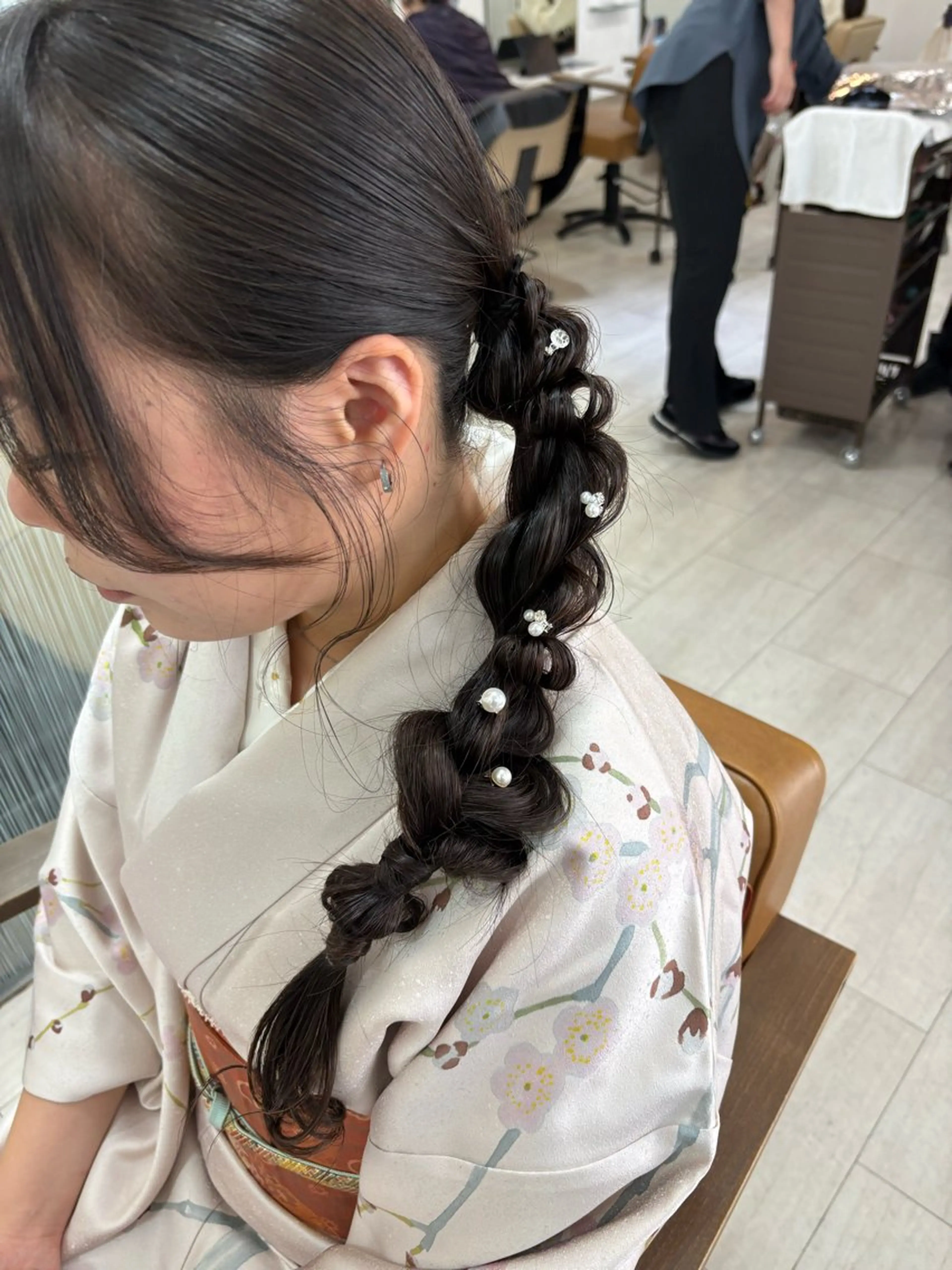 ヘアアレンジ ヘアセット 栗田 優月のヘアスタイル